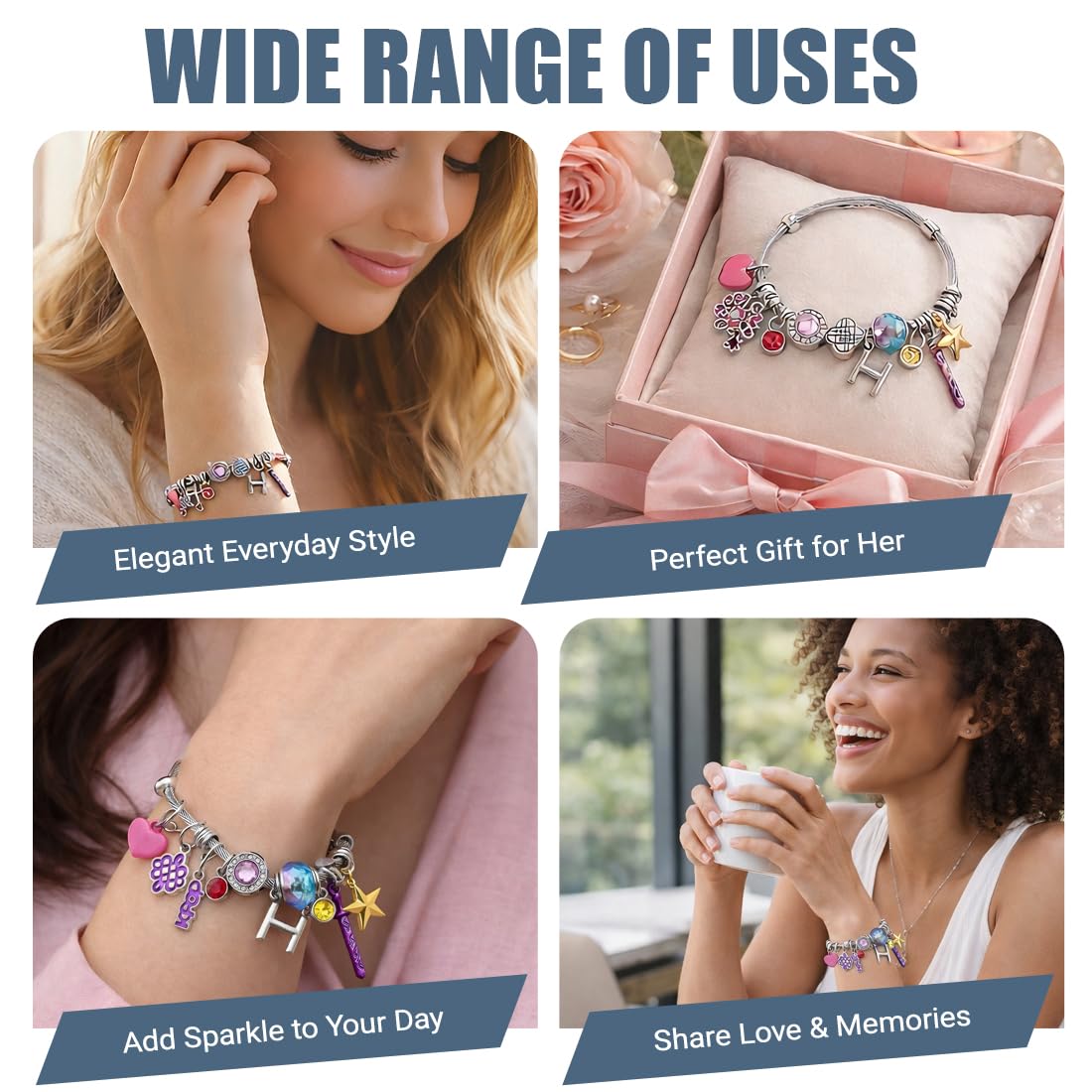 RGKY Pulsera K-pop Costume H_unters Ajustable,Pulsera Joyería Acero Inoxidable,Kpop Merchandise,Pulsera Unisex de Plata,Artículos para Fans de Kpop,Hun_trix Merch,Perfecto para los Fans de Kpop — view 6