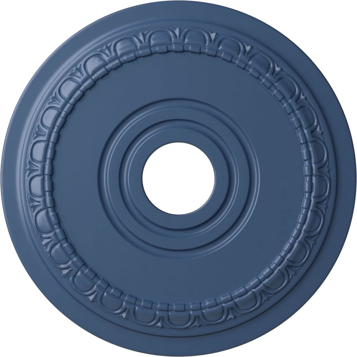 Médaillon de plafond Munich cache-trou efficace Ekena menuiseries style cuivre antique