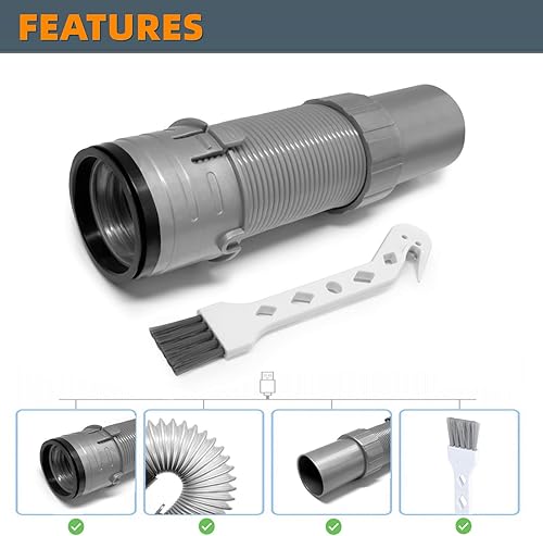 Miniatura 6 de Manguera de repuesto para Shark Navigator Lift-Away NV350 NV351 NV352 NV356 NV356E NV357 NV360 UV440 Aspiradora Manguera de boquilla de piso