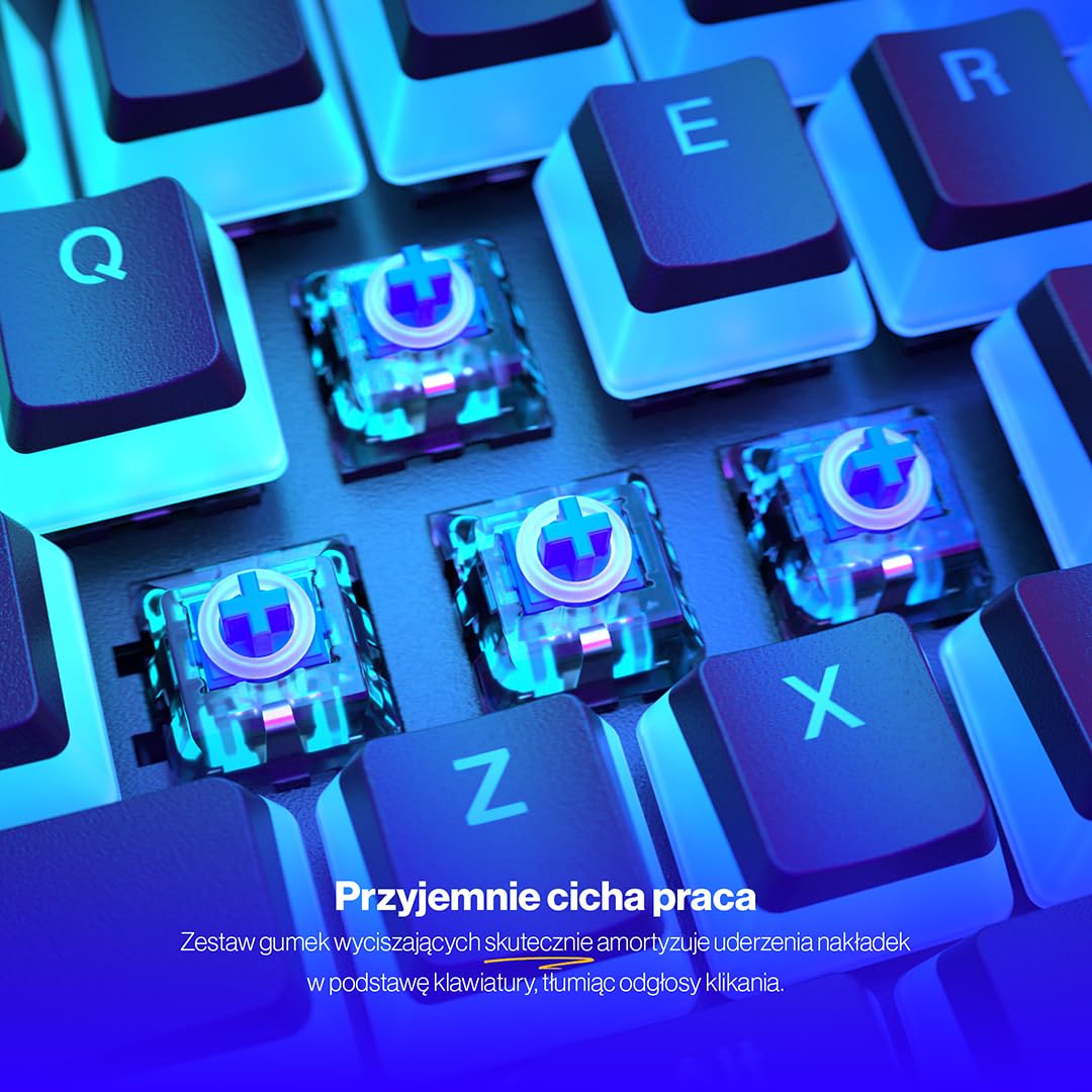 ENDORFY PBT Pudding Keycaps, zestaw 104 klawiszy, wyraźna czcionka, trwały i nieścieralny materiał PBT, układ US ANSI | EY0E002