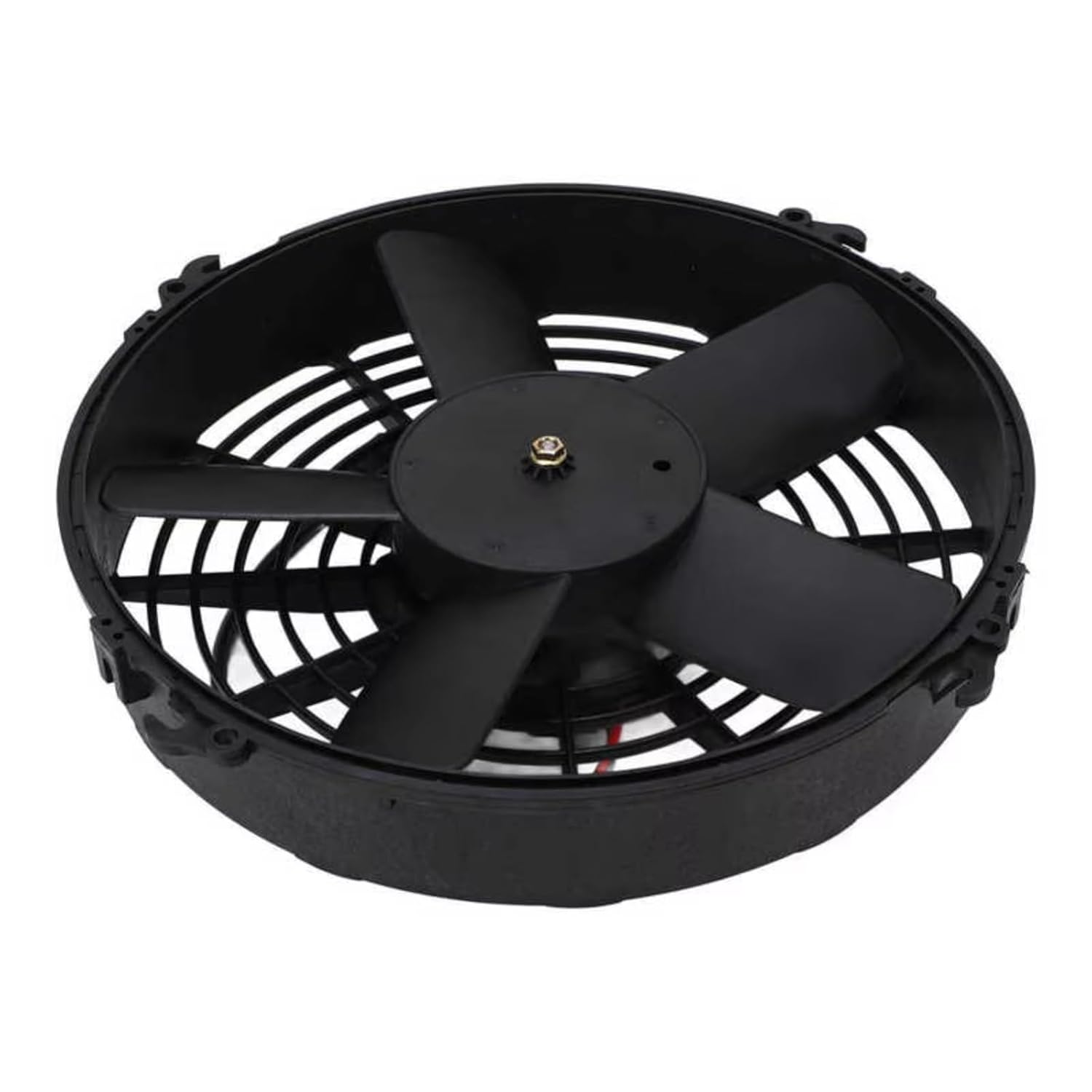 Engine Cooling Fan Mount Kit 330mm Car AC Condenser Electric Cooling Fan 24V 160W Five Blades Air Conditioning Radiator Fan Assembly for Buses Trucks