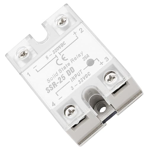 Miniatura 2 de SSR-25 DD 25A 5-220VDC Relé de estado sólido para proceso de automatización industrial Maquinaria de envasado de alimentos Máquinas CNC Herramientas