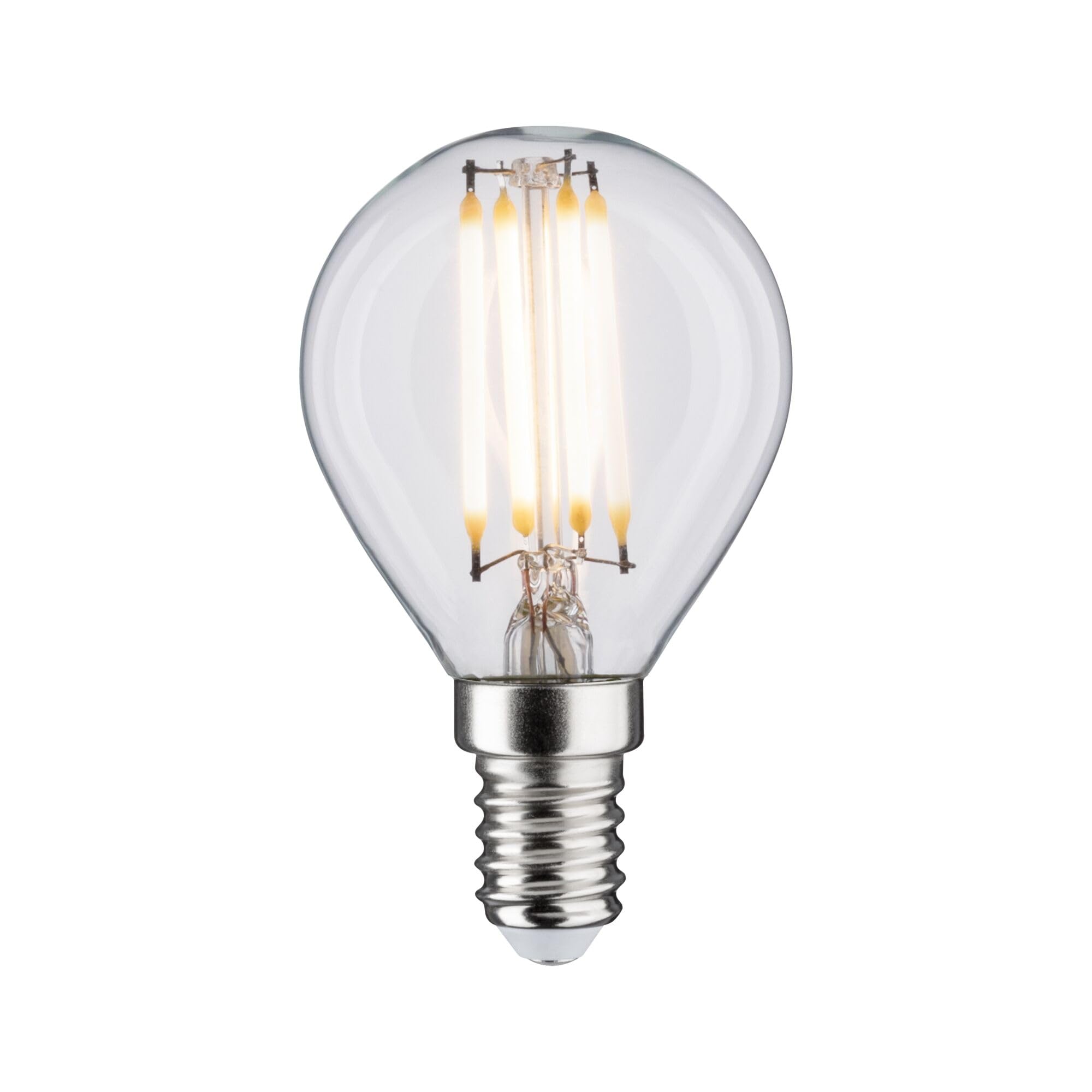 Paulmann 28690 LED Drop-Shaped Filament lamp 4.8 watts lamp dimmable Clear 2700 K Warm White E14