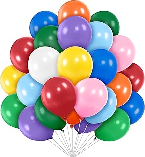 200pcs Balloons 5 Inch Assorted Colors Mini Rainbow Latex Balloons Small Colorful Party Balloons for Birthday Wedding Baby Shower Anniversary Festival Arch Garland Decoration