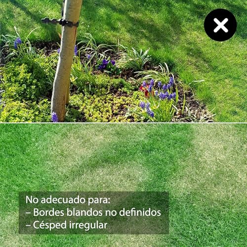 Lawnmaster OcuMow®16 Robots cortacéspedes eléctrico para Jardines de 150 m² Corte 20-60 mm,Pendiente de 35% con batería de Iones de Litio MX 24V 4.0Ah y Cargador rápido - imagen 4