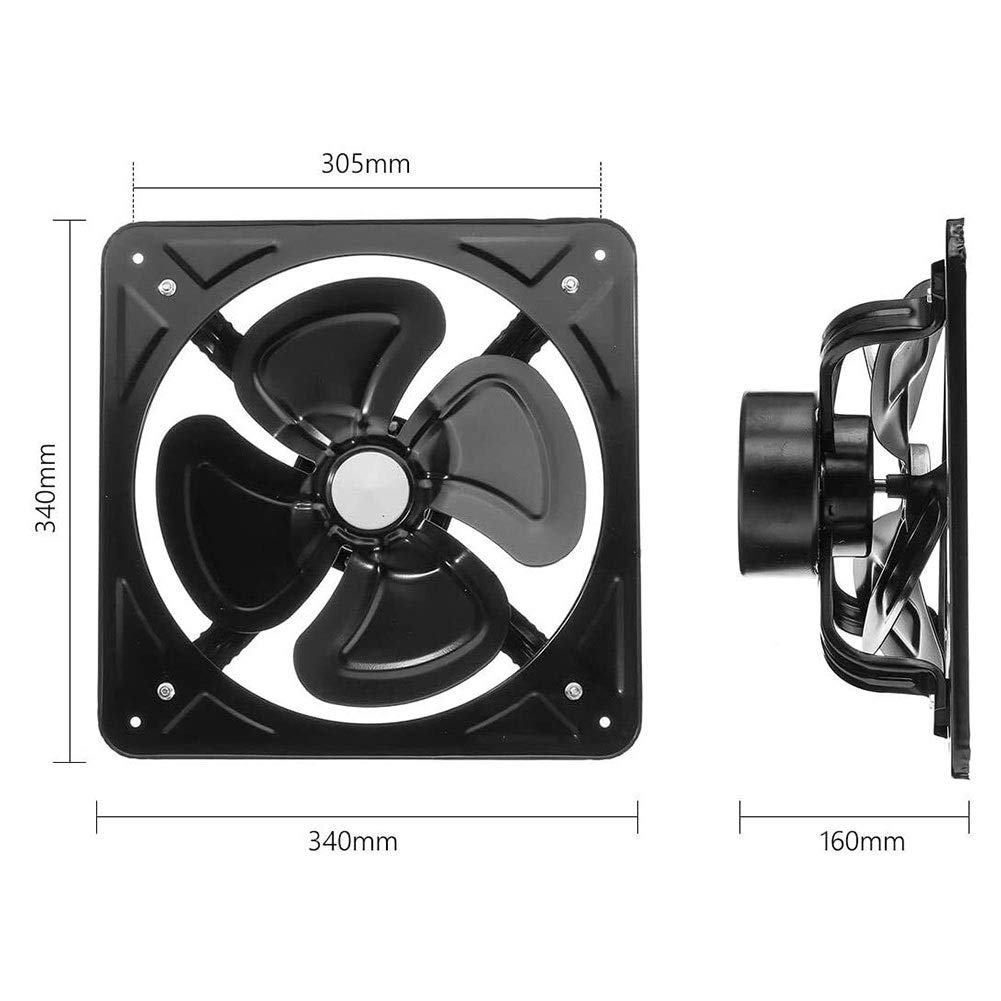 Amazon.co.jp: 浴室排気ファン 業界換気扇 抽出器ファン300mm/12インチ