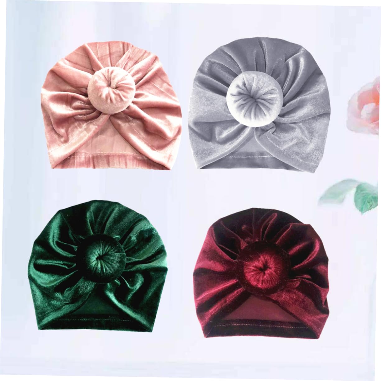 ibasenice 8 Pezzi Cappello Invernale per Bambina Cappello Invernale per Bambina Cappelli E Berretti per Neonate Fasce per La Testa della Neonata Cappello in per Bambini Cappello
