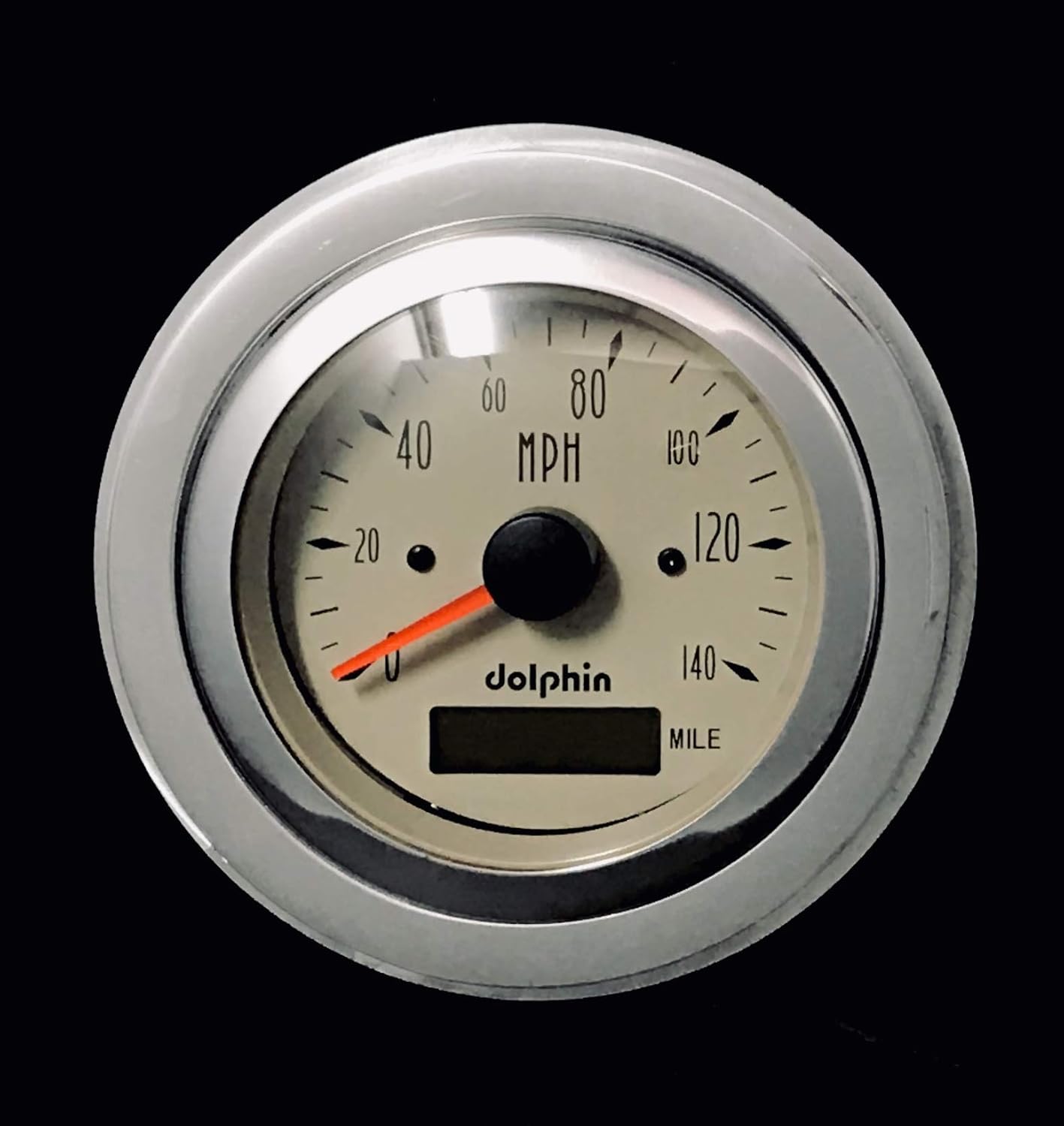 Compatible with 1938 1939 Ford Car 3 3/8" Quad Style GPS Gauge Dash Cluster Panel Beige