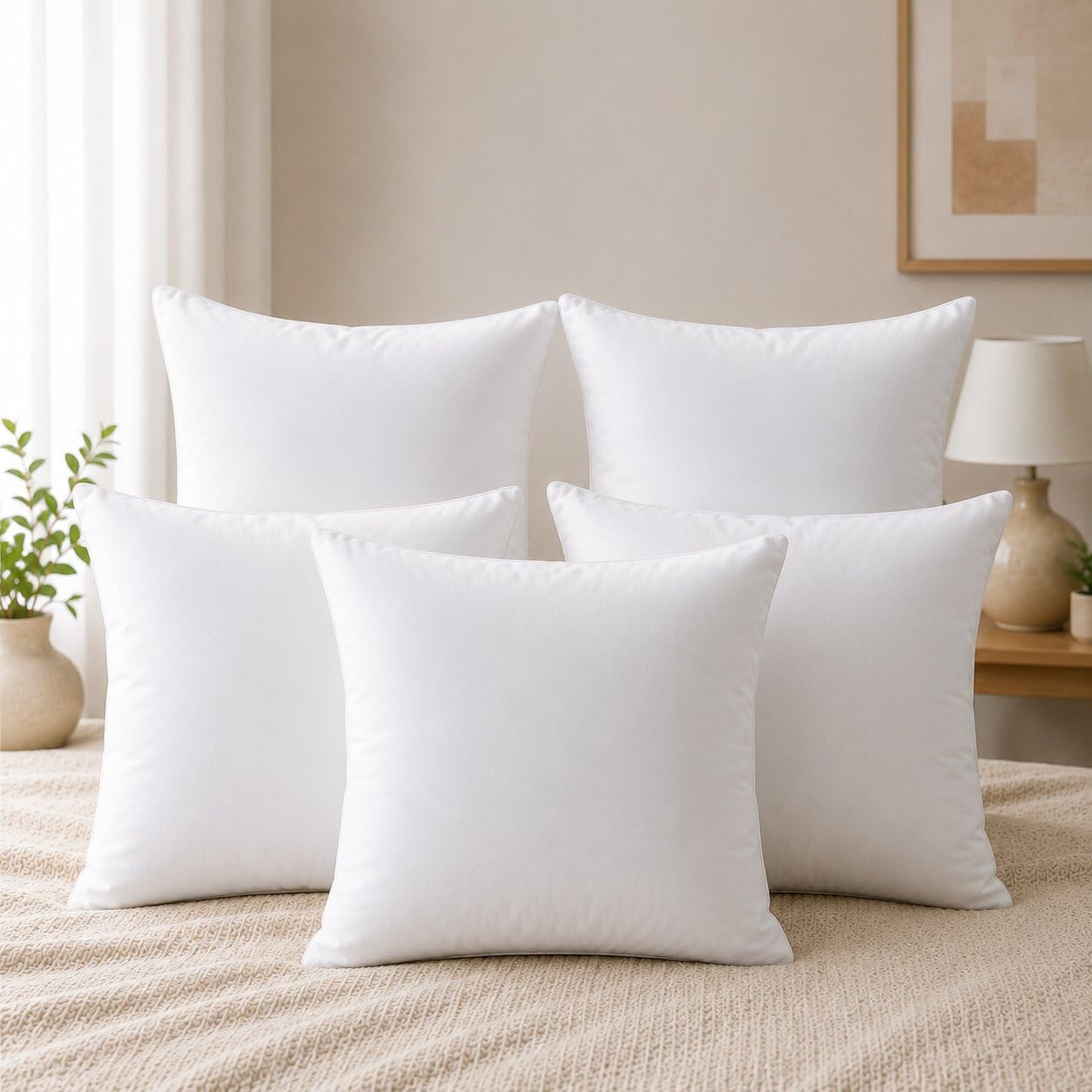 Hotel Microfiber Cushions - Set of 5 -8
