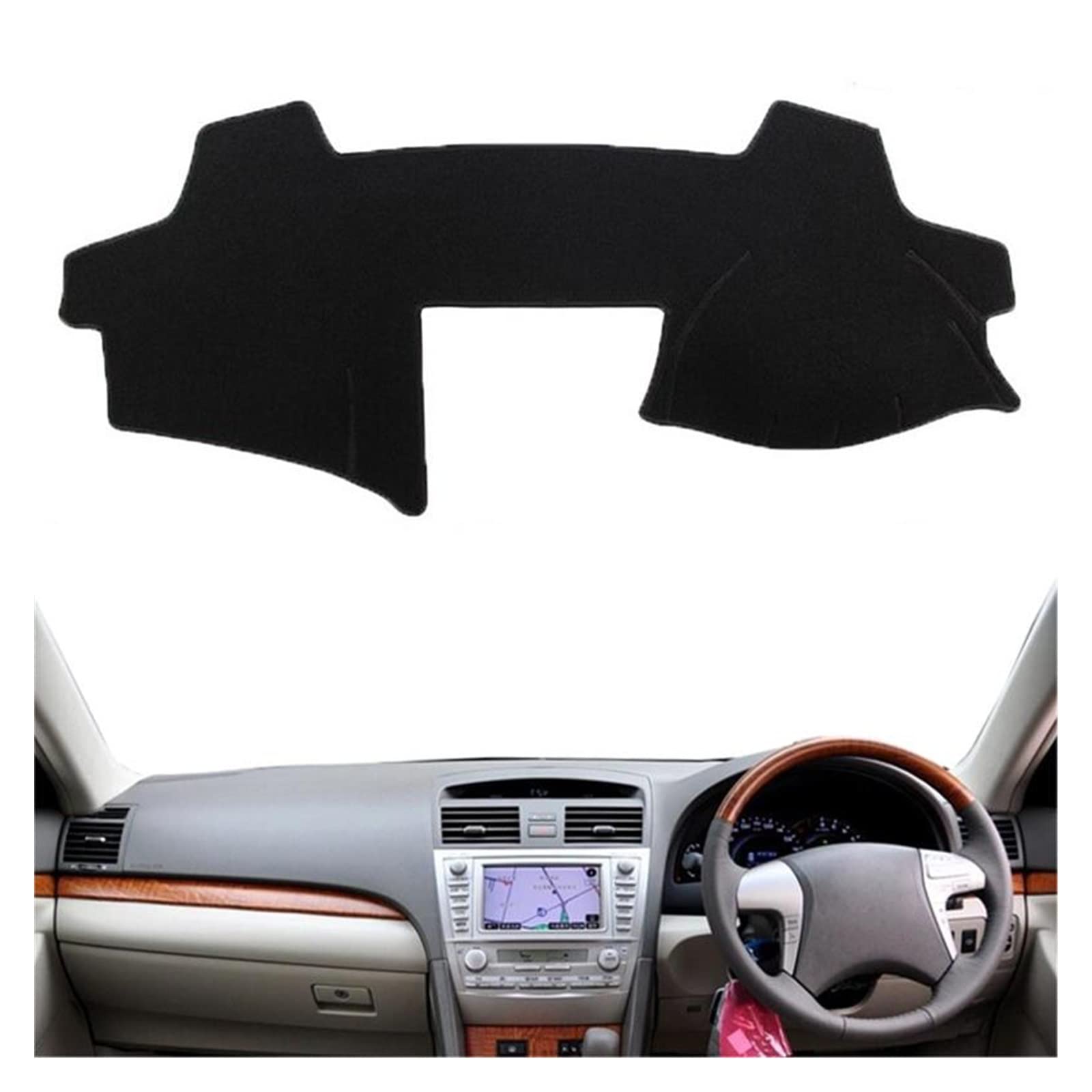 Cubierta Salpicadero Para Toyota Para Camry Para Aurion Para XV40 2007-2011 Alfombrilla Protectora Salpicadero Alfombrilla Anti-UV Parasol Alfombra Protectora Alfombrilla salpicadero ( Talla : Manejo