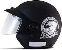 CAPACETE ABERTO PRO TORK LIBERTY 3 SOLID PRETO FOSCO TAM. 58