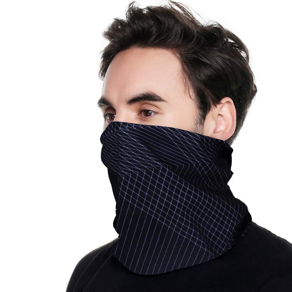 6 Pezzi Copricapo Multifunzione Fascia Bandana Sciarpa di Riciclaggio della Bici Tubo Elastico Fascia Magica Balaclava Maschera UV Residence per Yoga Climb Ciclismo Hiking