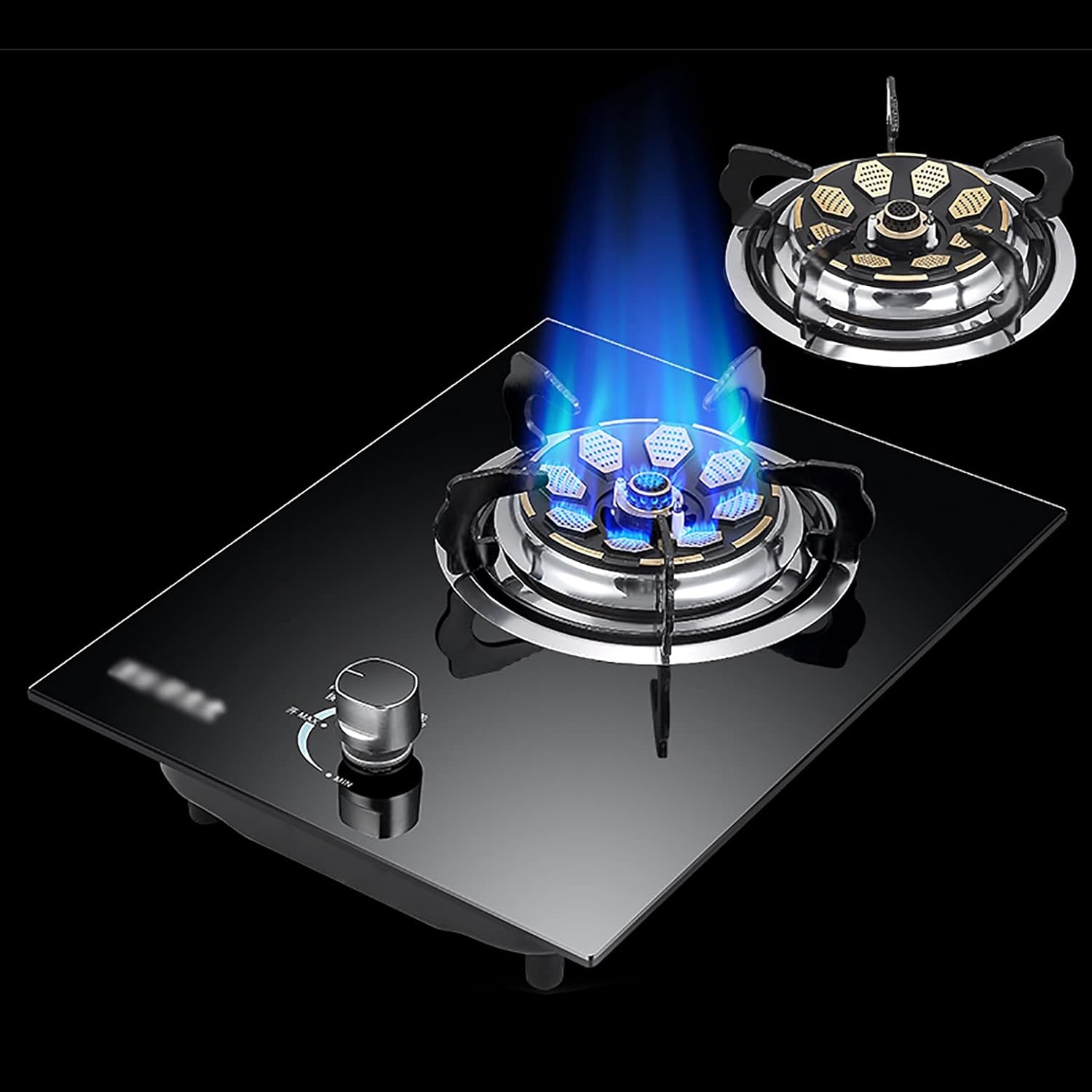 Burner Gas Cooker Stove Desktop Built In Single Cooktop With Ffd And Enamel Pan Stands Cast(D,NG)