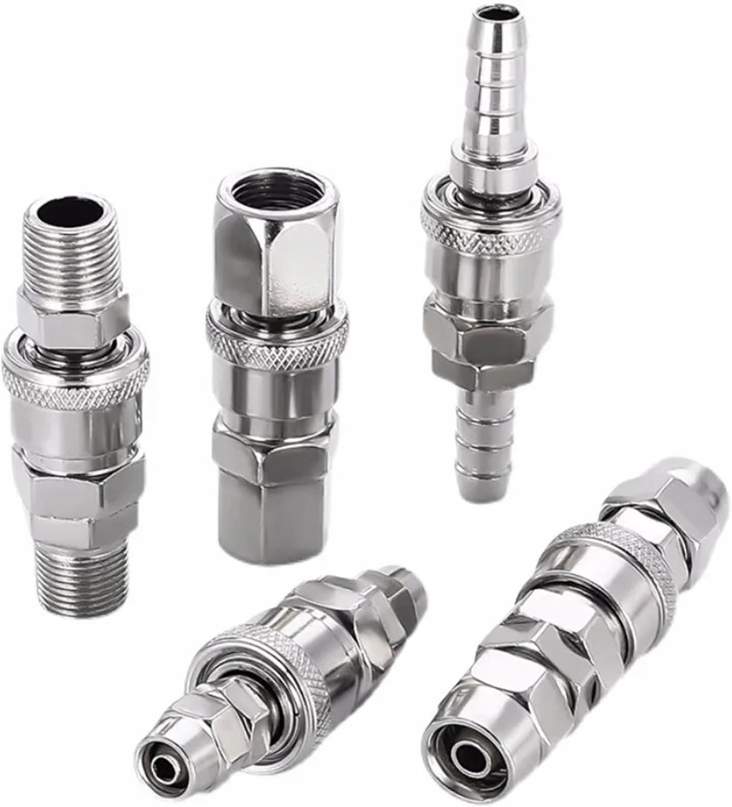 2PCS Air Compressor Pneumatic Fitting C Type Hose Quick Connector High Pressure Coupler Plug Socket PP SP PF SF PH SH PM 20 30 40 (Color : SH, Size : 20)