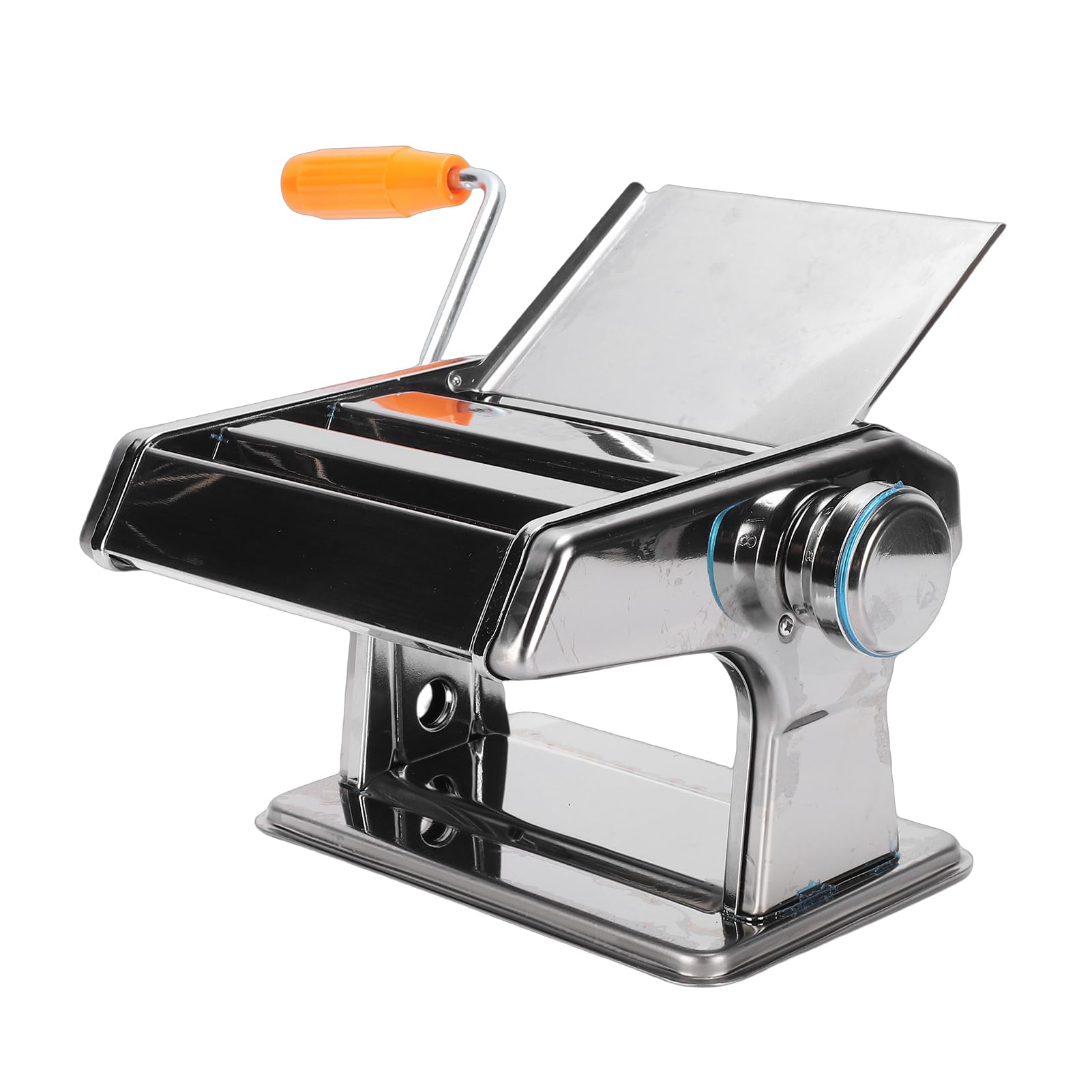 Nudelmaschine, Verstellbarer Nudelbereiter aus Edelstahl für Spaghetti und Lasagne, Perfekt für Hausgemachte Pasta und Asiatische Nudeln