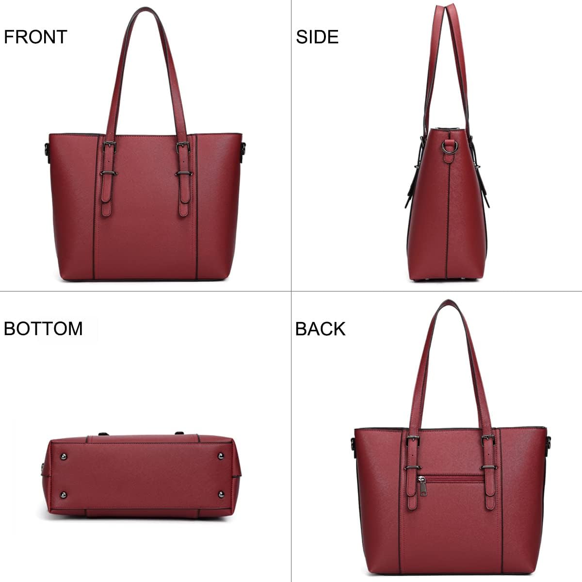 Women Purses and Handbags Tote Shoulder Bag Top Handle Satchel Bags for Ladies - Image 3