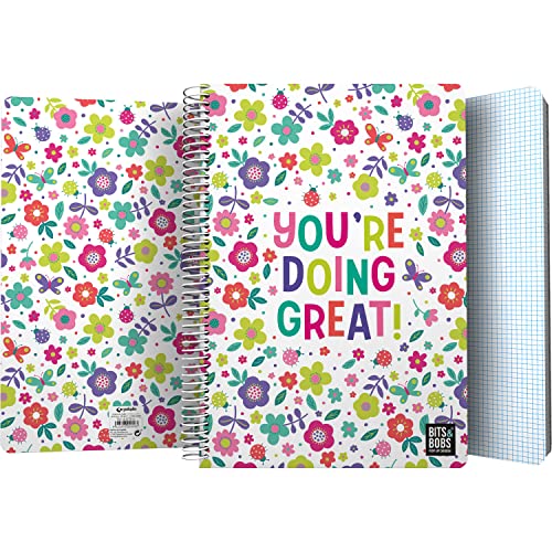 Cahier quadrillé 4x4 Grafoplás Folio pour organiser vos cours et projets de bureau