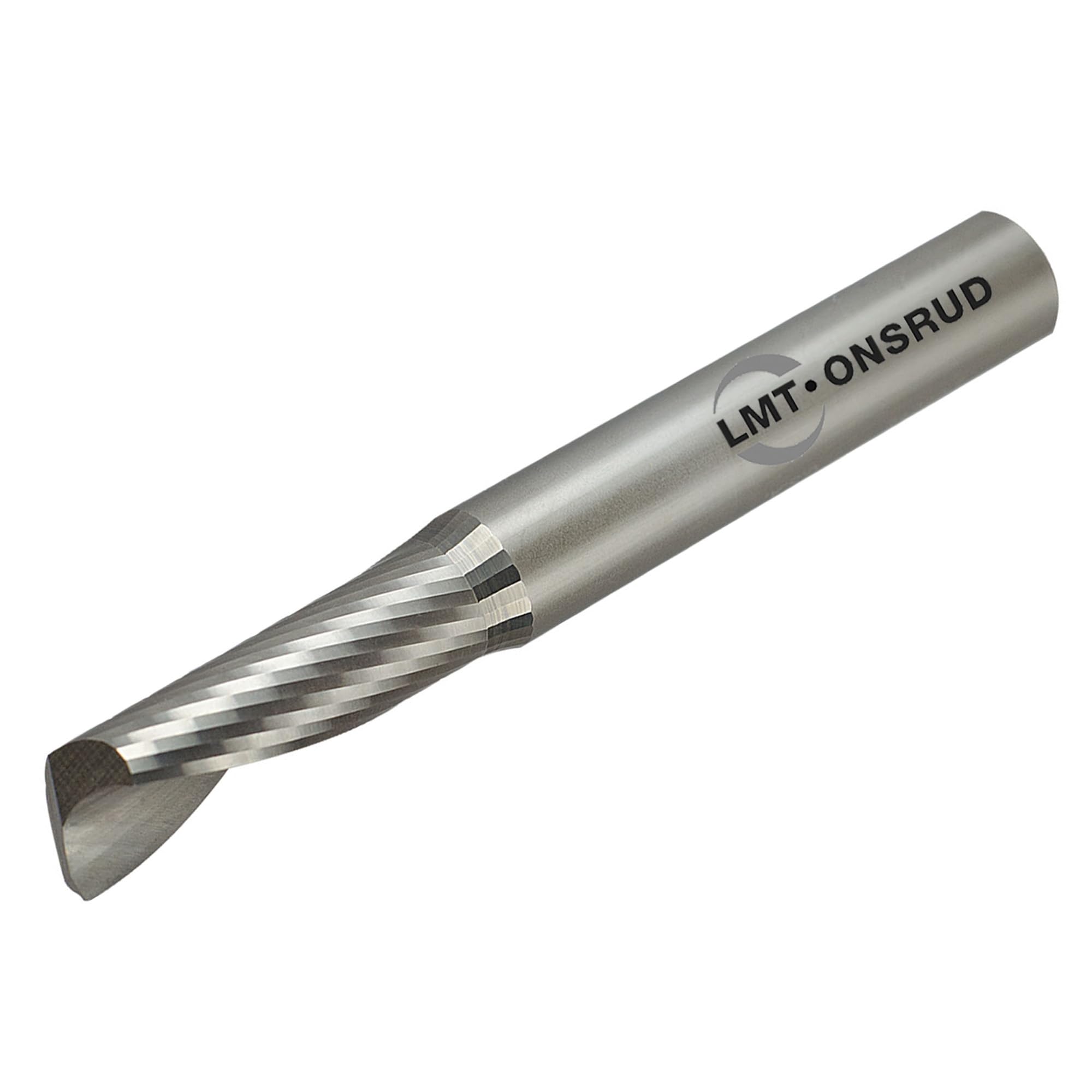 LMT Onsrud 63-624 Solid Carbide Upcut Spiral O Flute Cutting Tool, Inch, Uncoated (Bright) Finish, 22 Degree Helix, 1 Flute, 3. 0000 Overall Length, 0. 2500 Cutting Diameter, 0. 2500 Shank Diameter