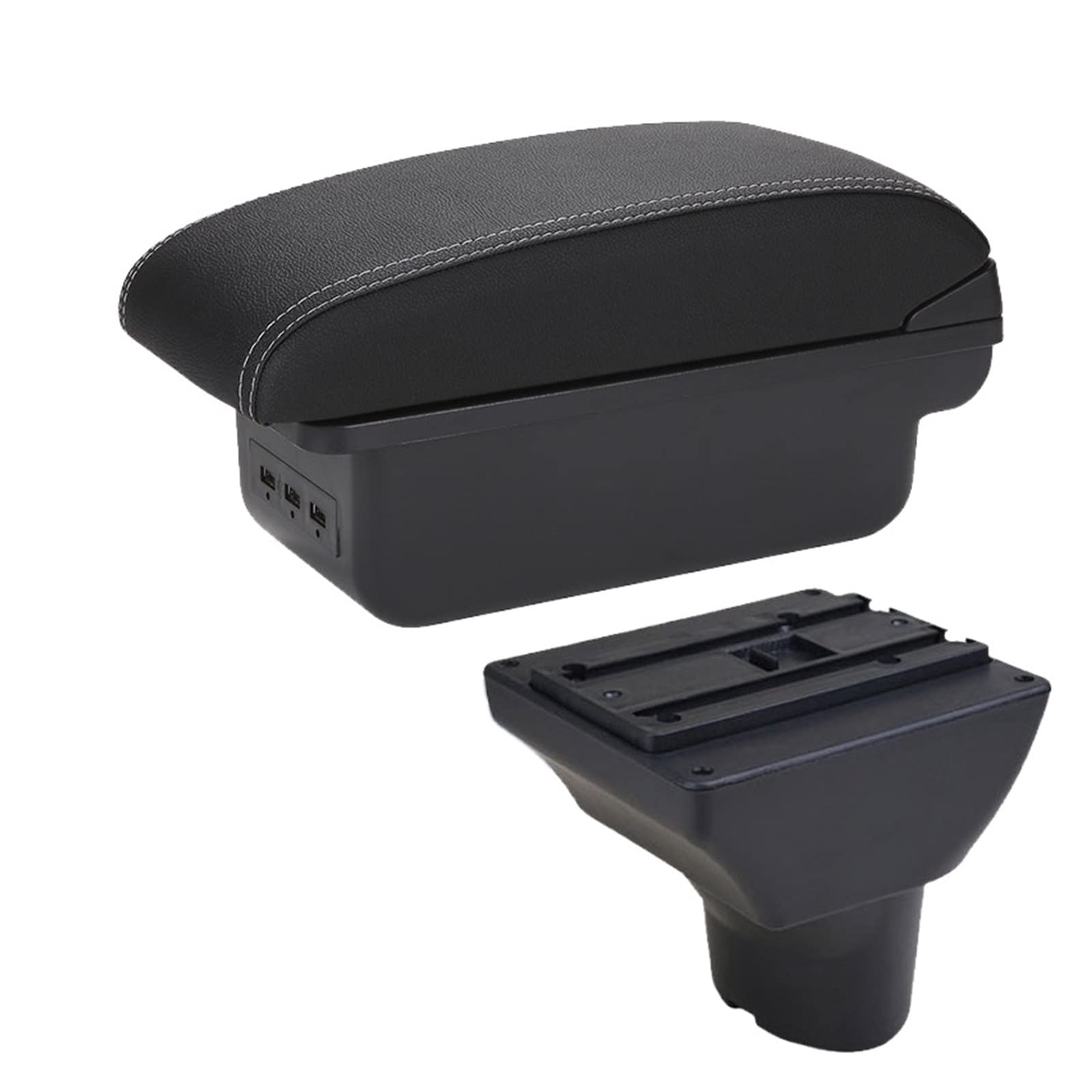Baiqimv Armrest Box For Hyundai I20 Storage Box Car Accessories Interior Parts Parts Center Console Storage Box(B3 3USB)