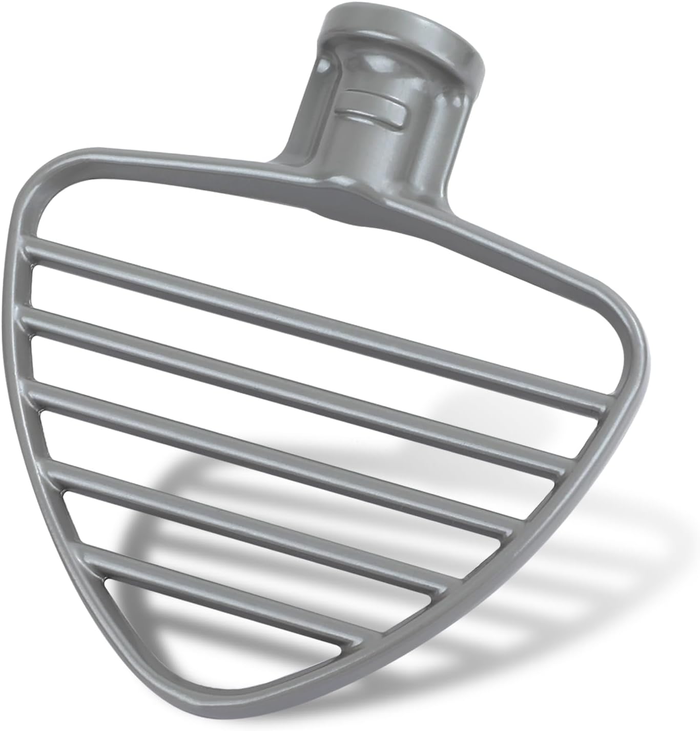 Pastry Beater for Tilt-Head Stand Mixers，KSMPB5W Pastry Beater Compatible with kitchen Aid Tilt-Head Stand Mixers 4.5-5 Qt (Grey)