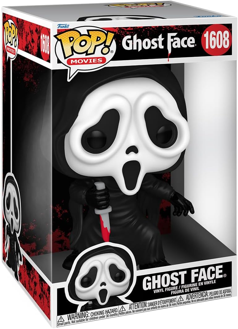POP! Jumbo Movies: Ghostface - Ghostface - Collectable Vinyl Figure - Gift Idea - Official Merchandise - Toys for Kids & Adults - Movies Fans - Model Figure for Collectors and Display