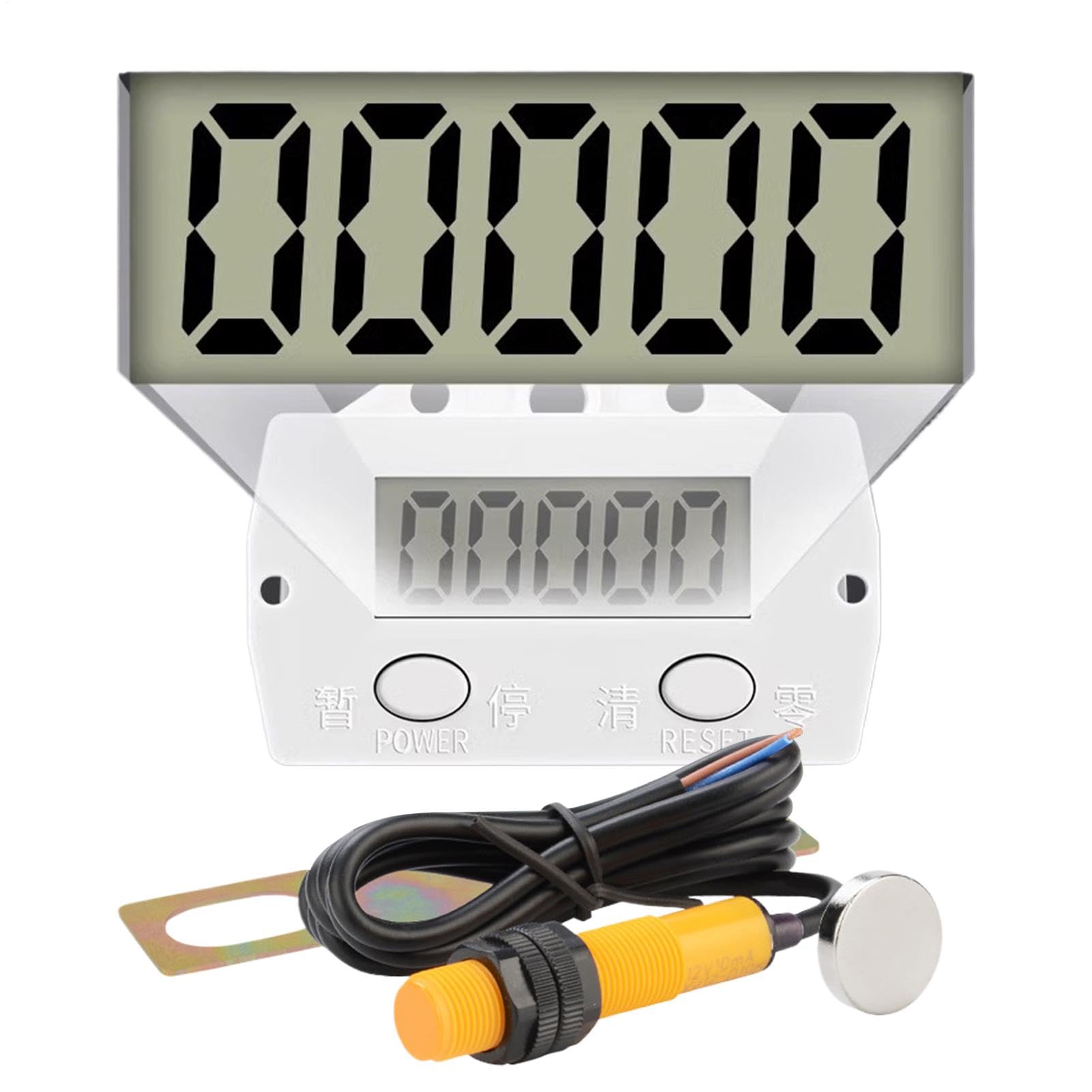 Contador digital | Clicker digital automático - Contador digital con pantalla LED automática, contador digital electrónico con 6 dígitos — view 10