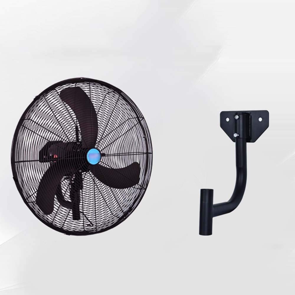 Ventilatore elettrico a parete, ventilatore elettrico potente a conversione di frequenza da 26/30 pollici Ventilatore industriale da parete - Ventilatore commerciale di fabbrica con piedistallo (26 p
