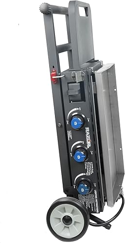 Miniatura 9 de Razor Parrilla portátil de 3 quemadores y parrilla de gas de 30,000 BTU con superficie de cocción de 25 x 16 pulgadas, carrito plegable y estante