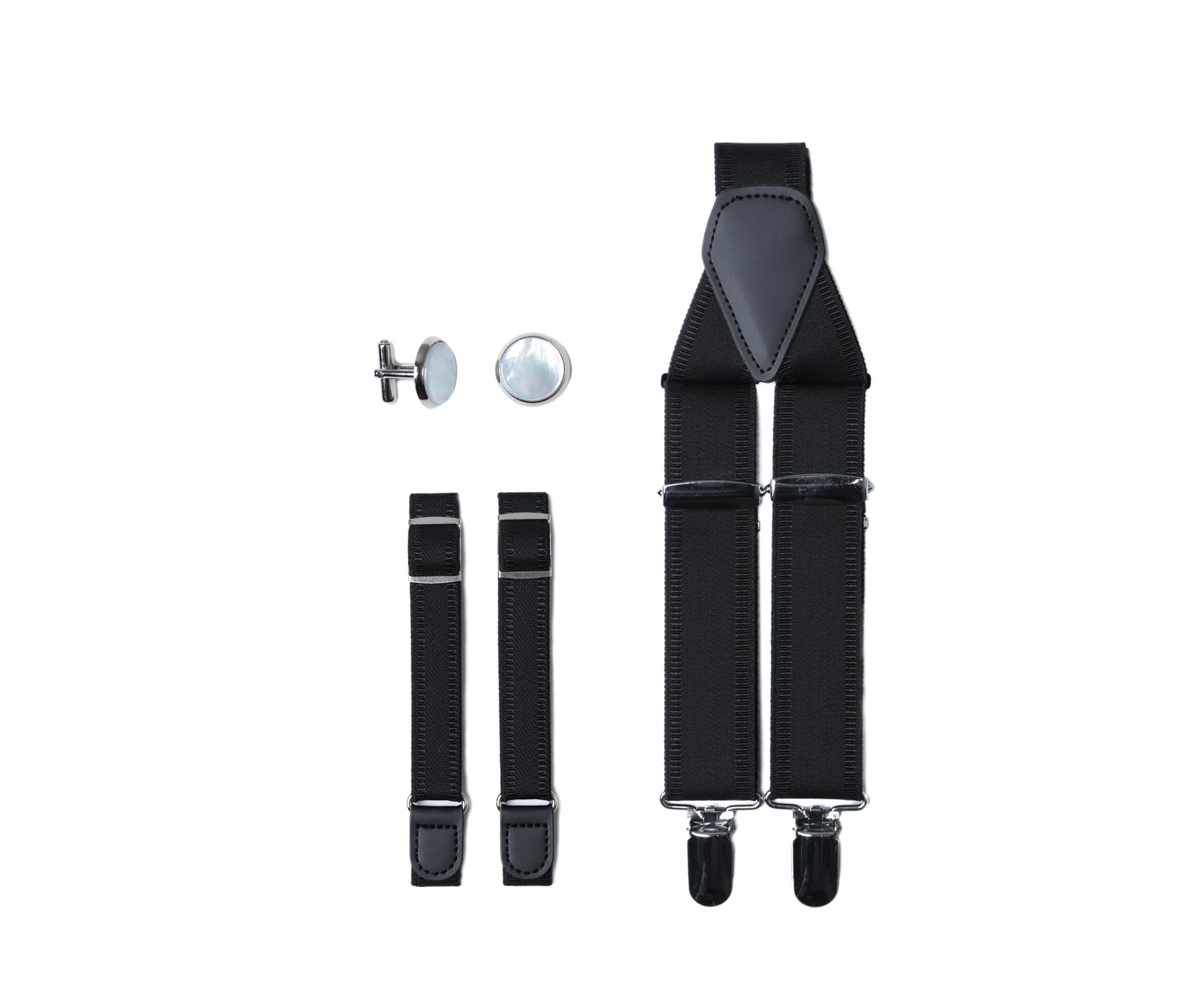 Amazon | [Y&TAILOR] サスペンダー カフス アームバンド 小物 3点