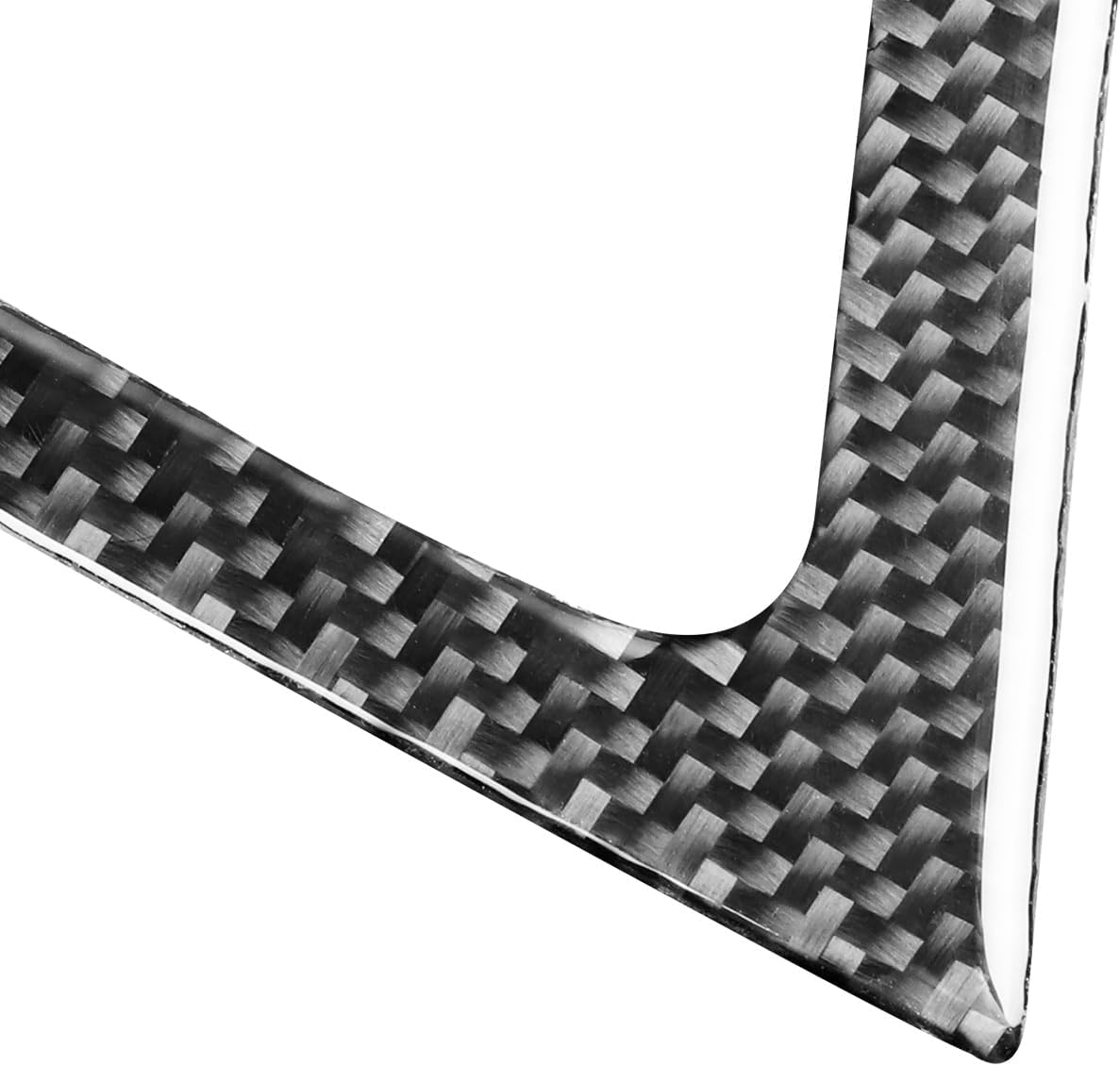 Real Premium 3K Carbon Fiber Decals Center Console Navigation air Conditioning Vent Kit Sticker Trim Decoration Compatible with Honda Civic 9 Coupe Sedan 2013 2014 2015 Interior Accessories -B 5PCS