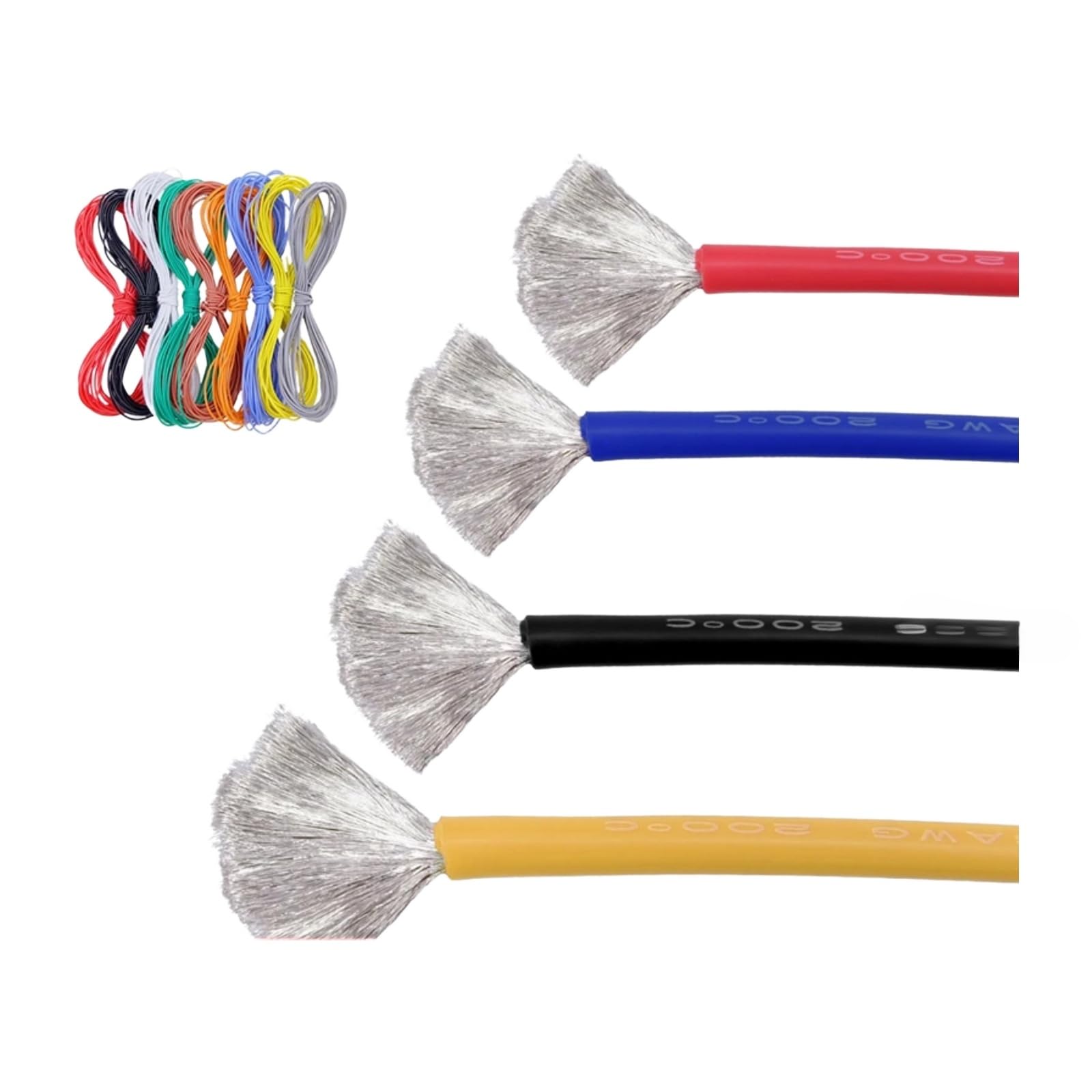 5M/10M Cavi di rame 30AWG-10AWG(Orange; 10m; 26AWG)