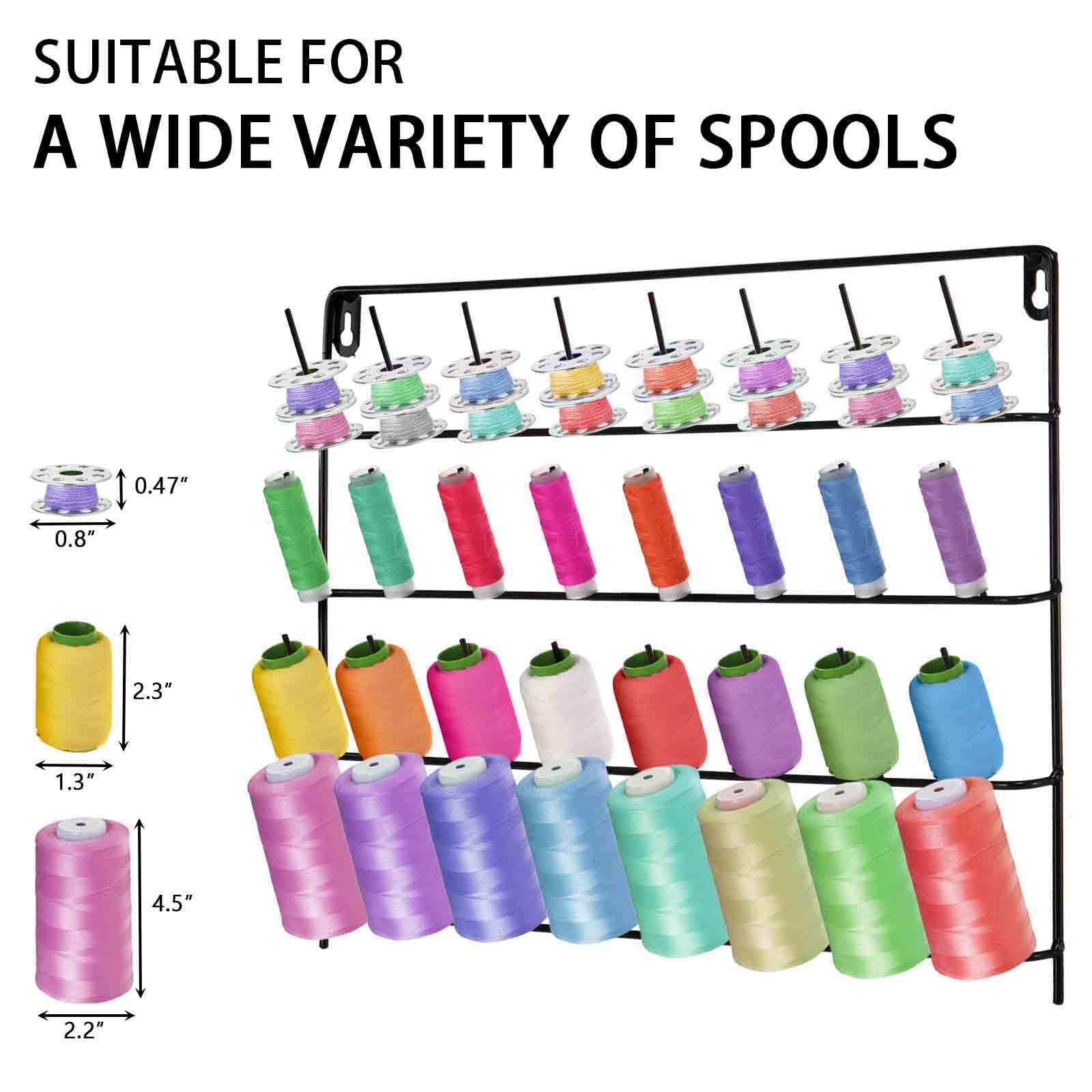 Snapklik.com : Tosnail 2 Pack 32 Spools Metal Thread Holder