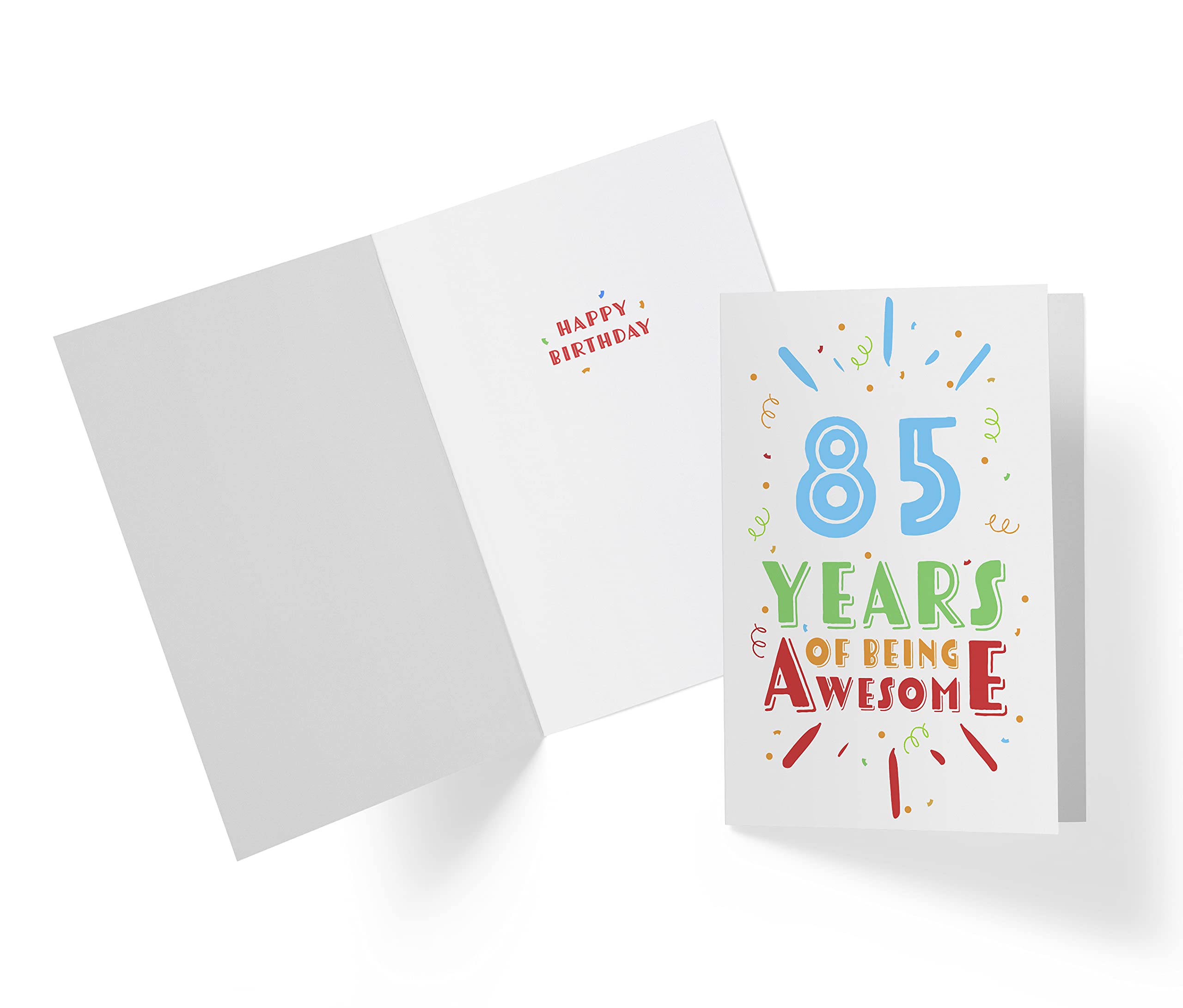 Amazon.co.jp: Karto 85歳の誕生日カード 男女兼用 - L 5.5 x 8.5