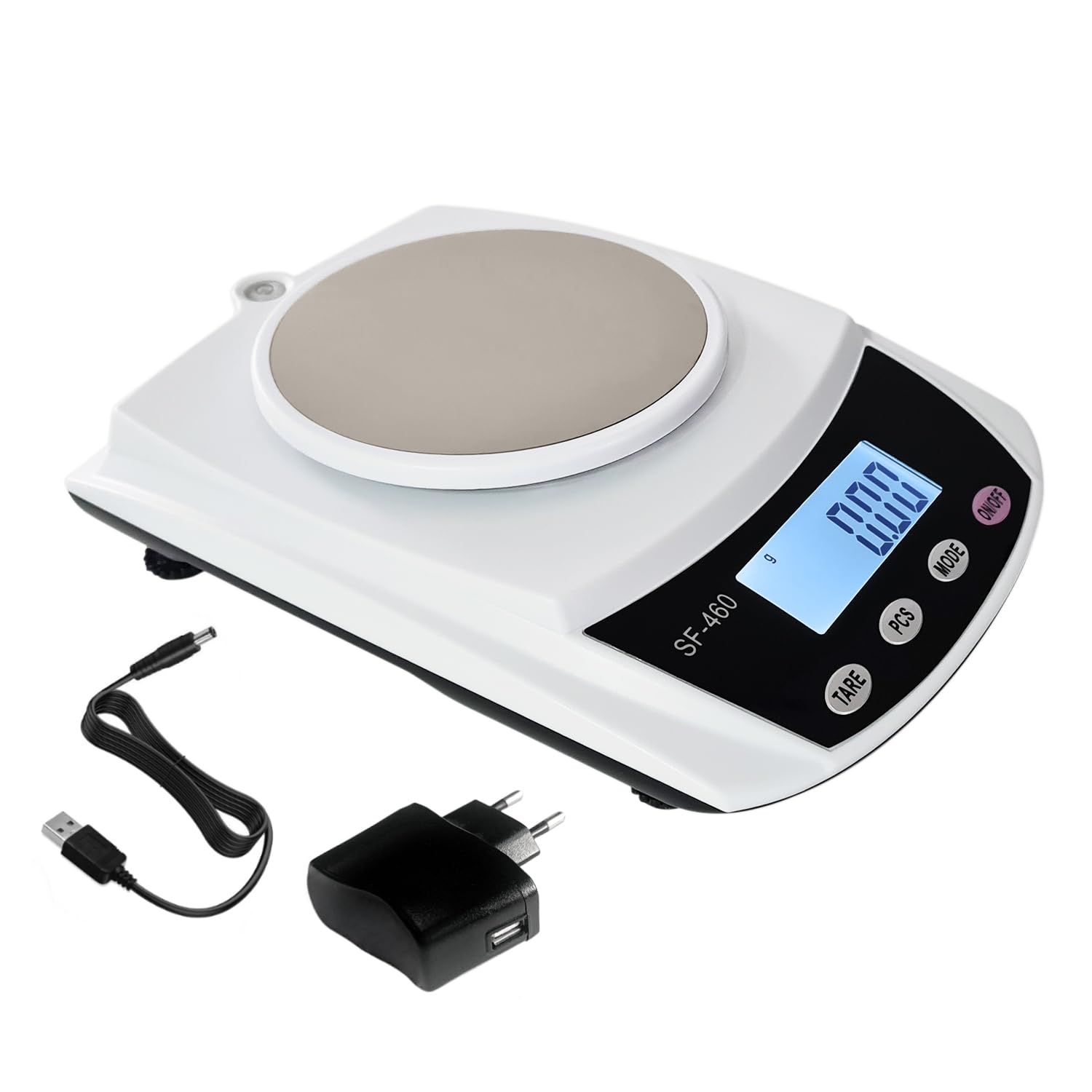 Bilancia Digitale Eosphorus 600g X 0.01g - Precisione Laboratorio, USB, 7 Unità - Foto 10