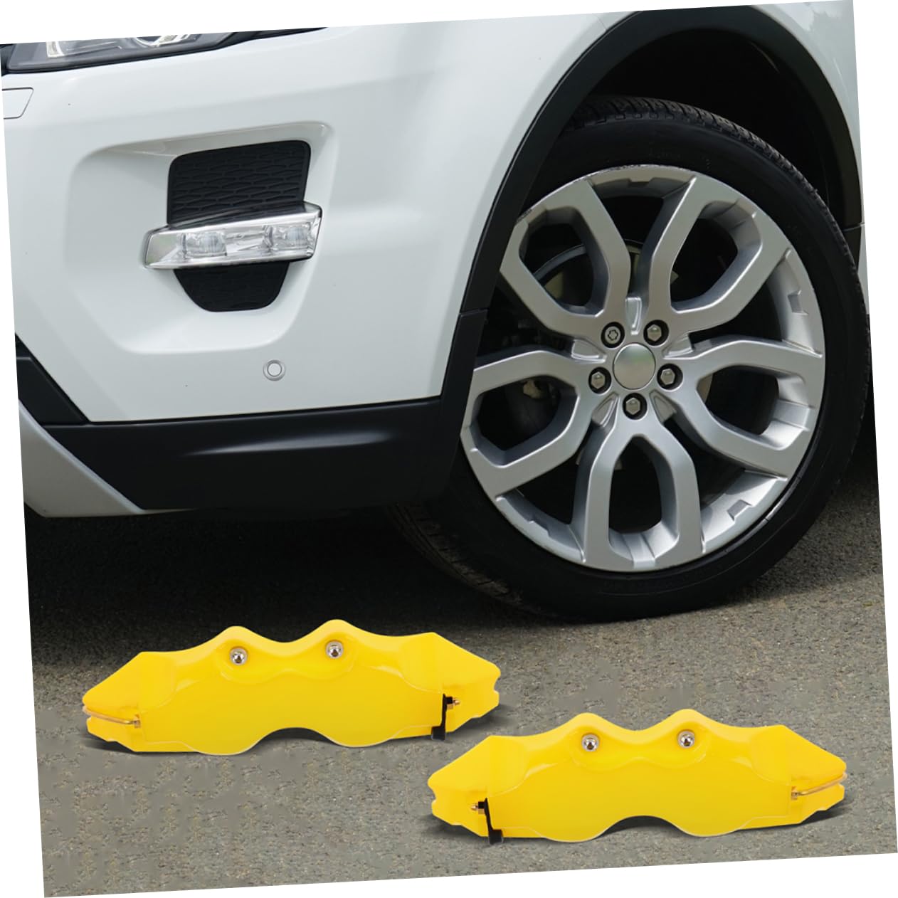 1 Pair Universal Car Disc Brake Caliper Covers Plastic Brake Caliper Guard High Precision Car Automotive Protector for Wheel Hubs