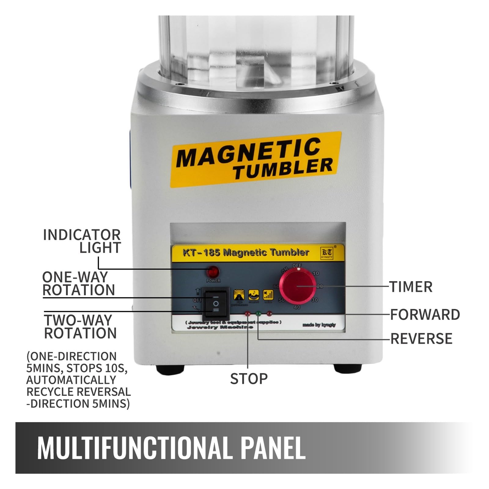 Amazon | KT-185 磁気タンブラー ジュエリーポリッシャー ミニ