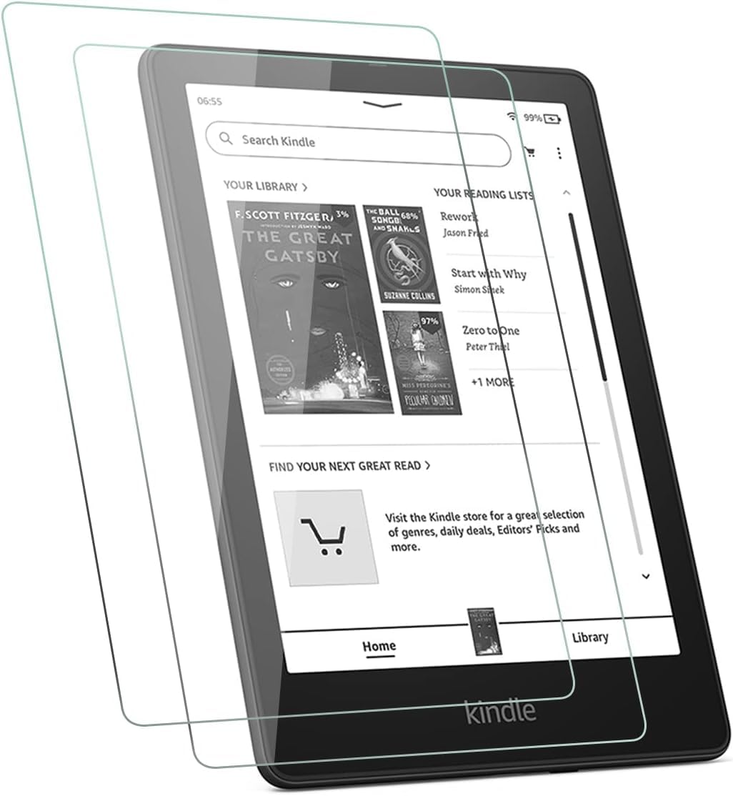 2 Pack Screen Protector for Kindle Paperwhite 11th Generation 2021 or Kindle Paperwhite Signature Edition 6.8 Inch, HD Anti-glare Screen Protector, 9H Hardness Tempered Glass Screen Guard (B0CDGMKH2B) Amazon Price History, Amazon Price Tracker