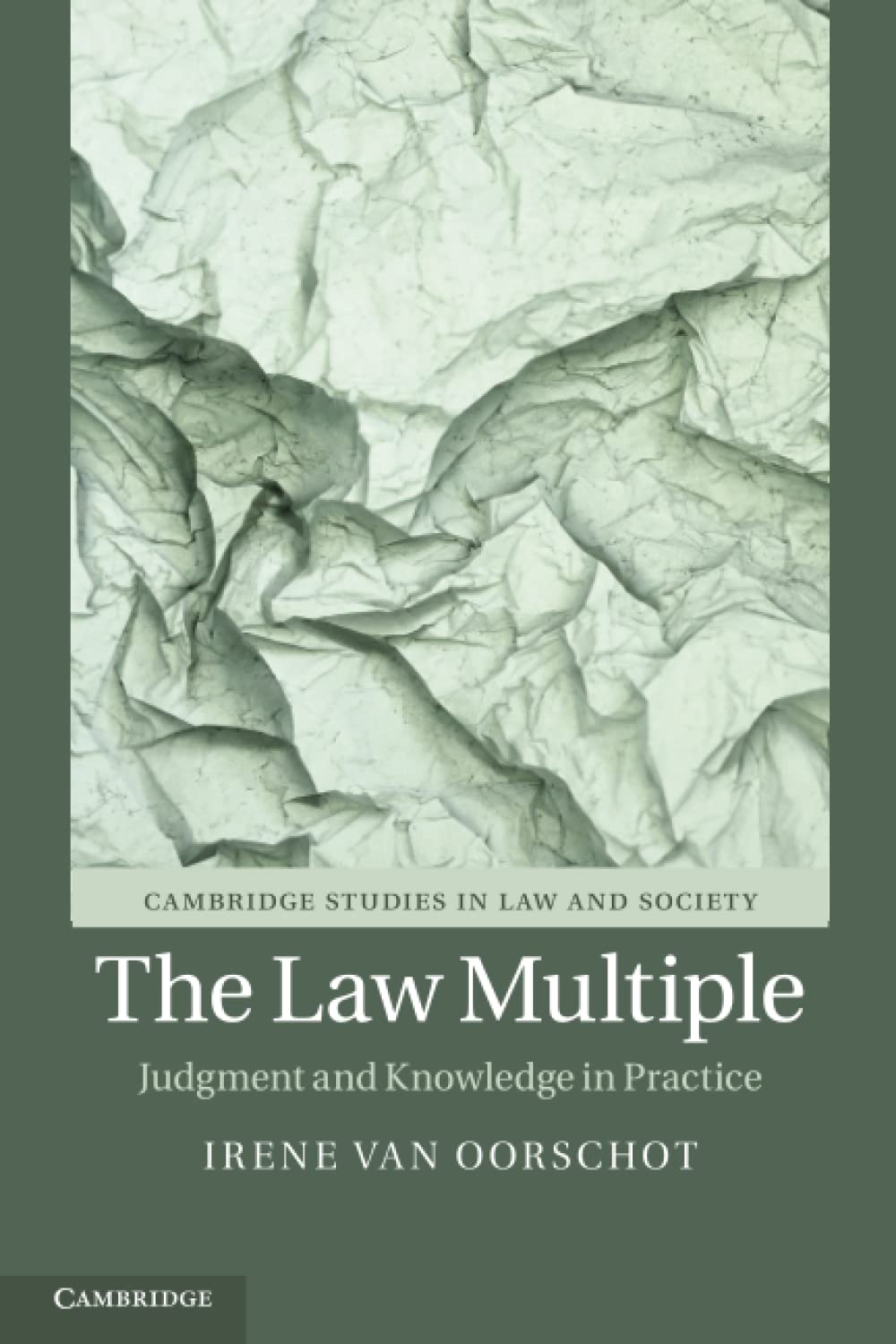 The Law Multiple: Judgment and Knowledge in Practice (Cambridge Studies in Law and Society)