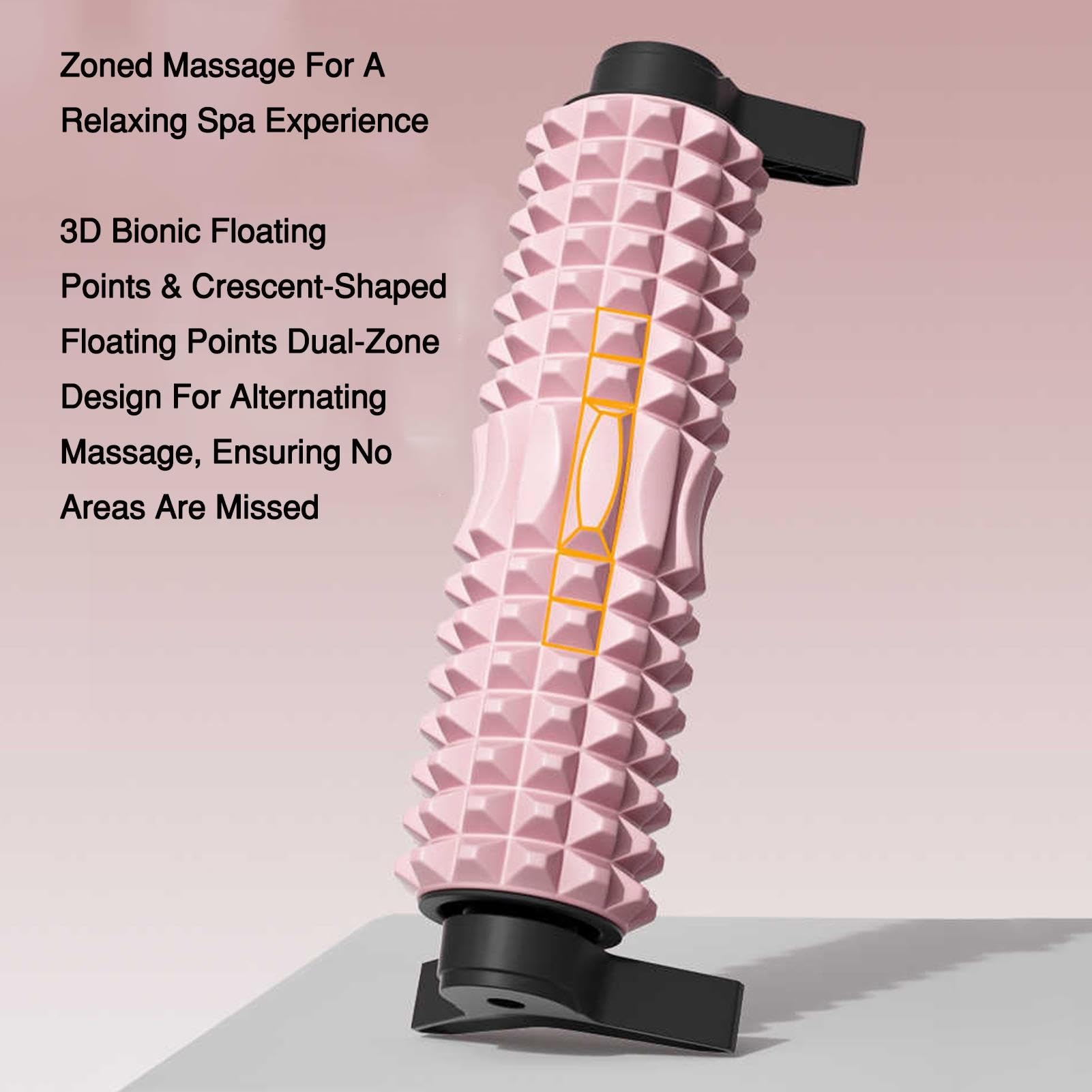 Rouleau mousse EVA haute densité, avec support, soulage tension musculaire