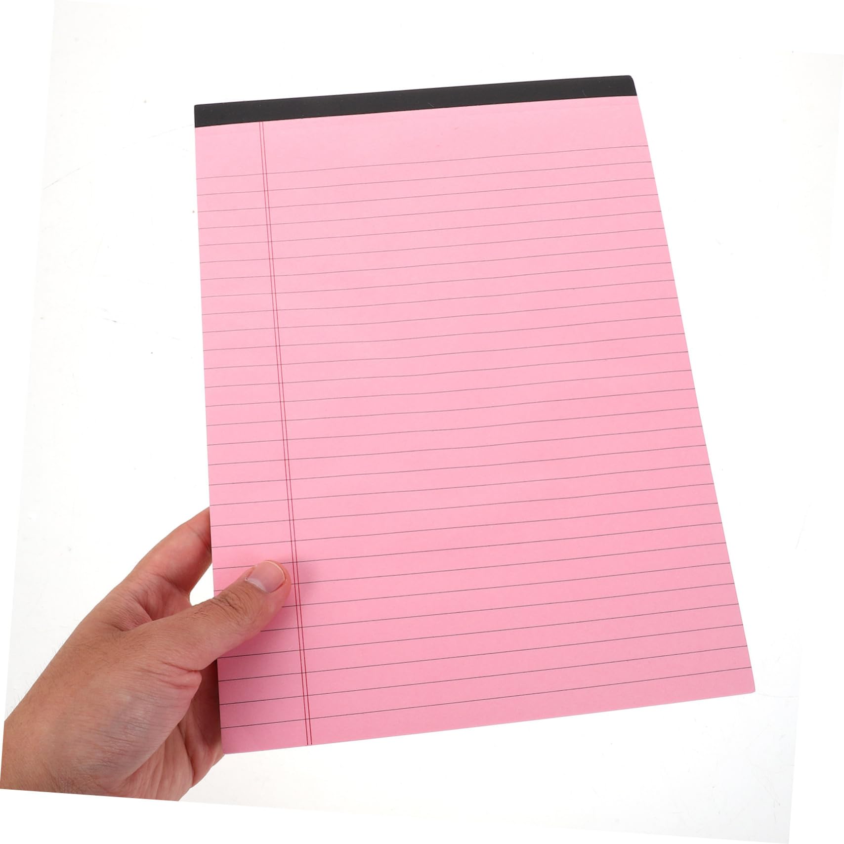 ABOOFAN 4 Pièces Bloc-notes Rose Déchirable Cahier à Lignes Horizontal Réutilisable pour Bureau École Réunions Notes Organisées
