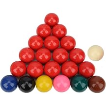 Snooker Ball Set, 22 Balls, 52.5mm Diameter, Competition