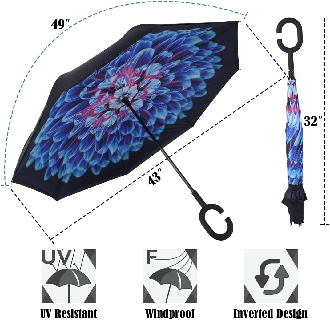 Inverted Umbrella and Kids Clear Bubble Umbrella