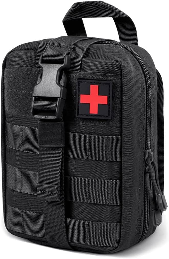 Proberos® Medical Molle Pouch Tactical - 1000D Nylon First Aid Pouch, Big Capacity EMT Pouch Utility, Heavy Duty Military Grade Rip-Away Ifak Pouch for Home and Outdoor Activities?Bag Only
