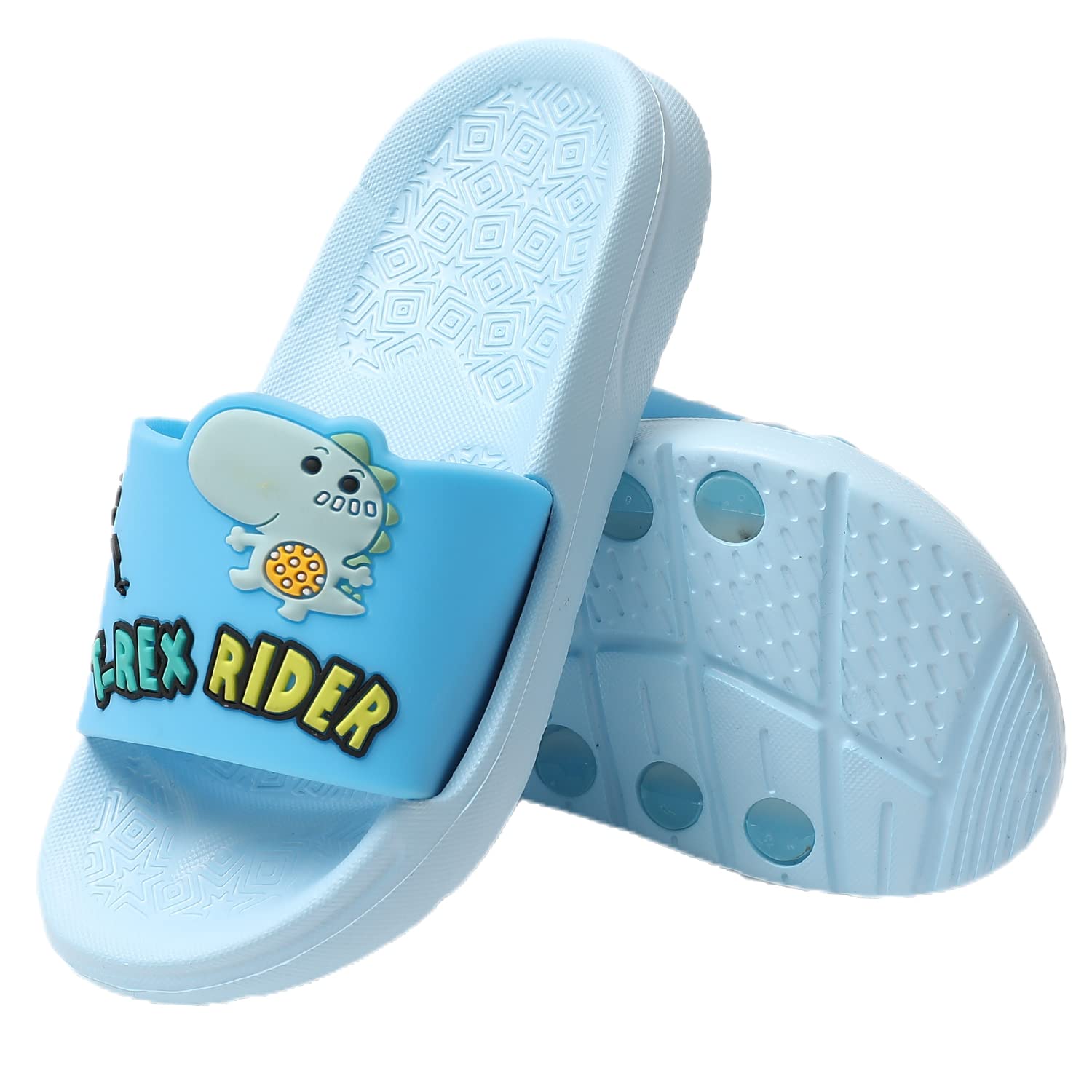 JOMIX Chanclas Niño Piscina Chanclas Niña Unisexo Niños Sandalias Verano Comodas Playa Mar Baño Ducha Suaves Chanclas Dinosaurios Suela Gruesa
