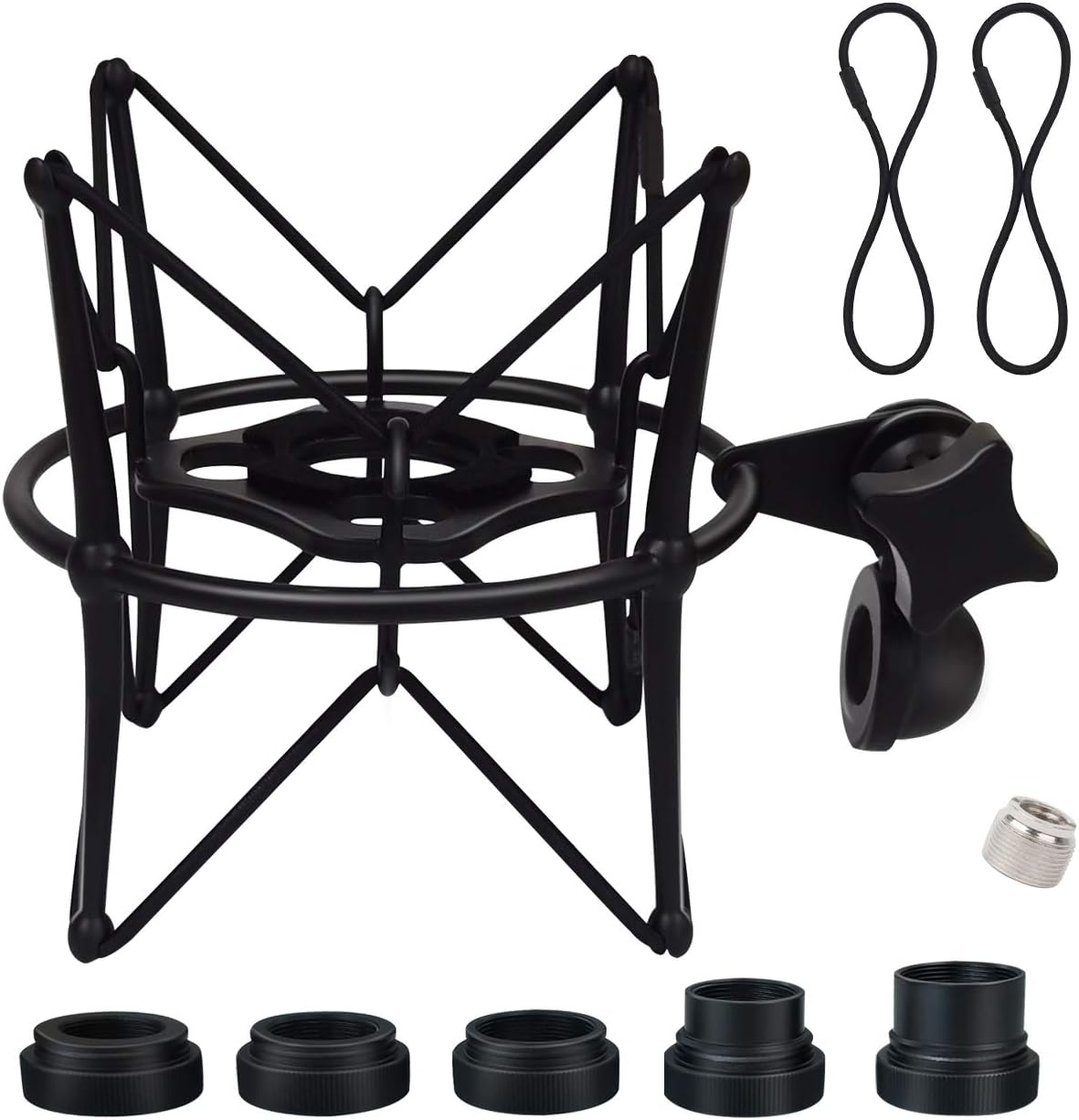 Boseen Spider Microphone Shock Mount Mic Holder - Anti Vibration Shockmount Mic Basket for Samson G Track Samson G-Track Pro AT2020 Neumann TLM103 Recording Condenser Microphones : Musical Instruments