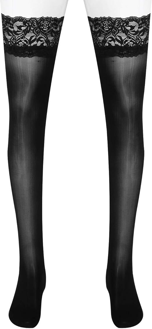 CHICTRY Men Spring Sport Long Tube Socks Striped Over Knee Thigh High