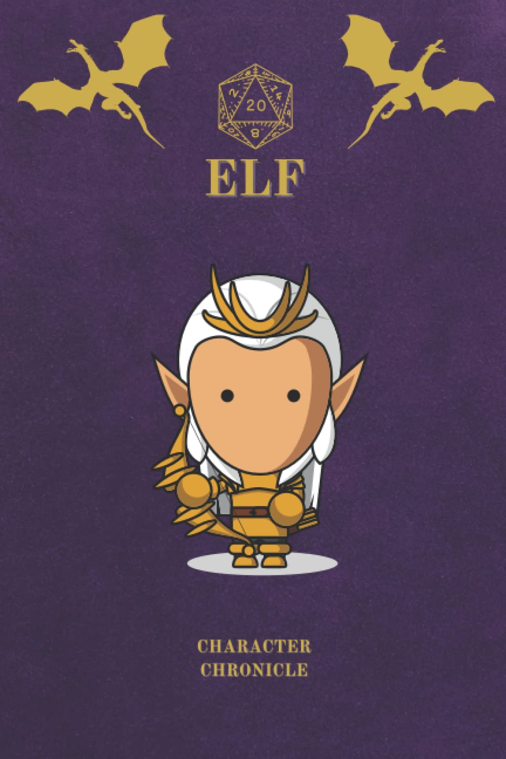 Elf Character Chronicle: Fantasy D&D Themed Notebook/Journal