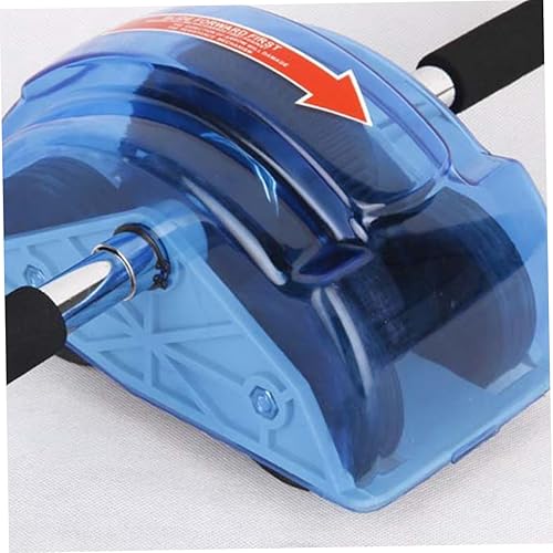 Miniatura 3 de Rueda de rodillo abdominal, equipo de ejercicio abdominal de cuatro ruedas con agarre ergonómico para entrenamiento de fuerza central, ligero y