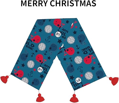 Miniatura 3 de Camino de mesa de Navidad de 60 pulgadas de largo, camino de mesa de otoño para mesa de comedor, decoraciones de Navidad, camino de mesa de café con