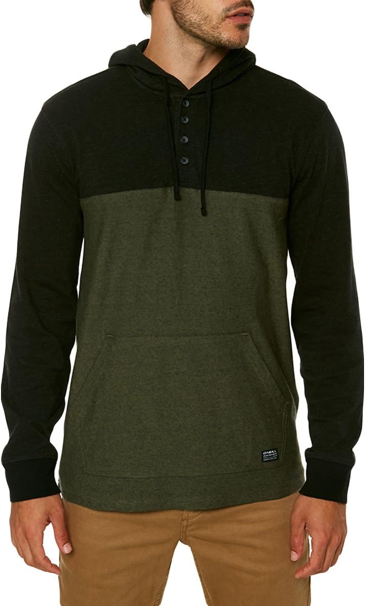 O’NEILL Men’s Liev Hoody Pullover Sweatshirts,Small,Black